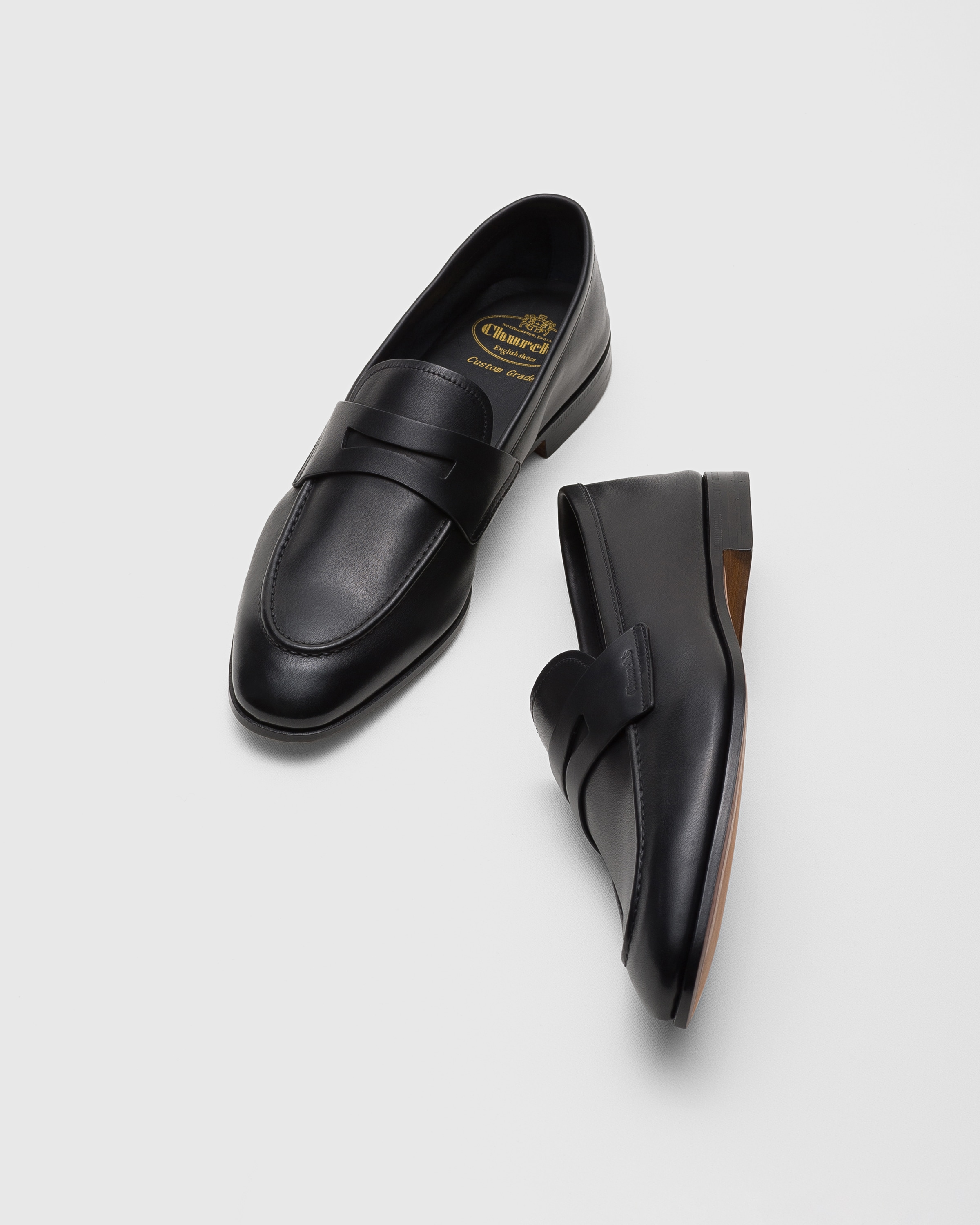 Black Calfskin Loafer | Church's