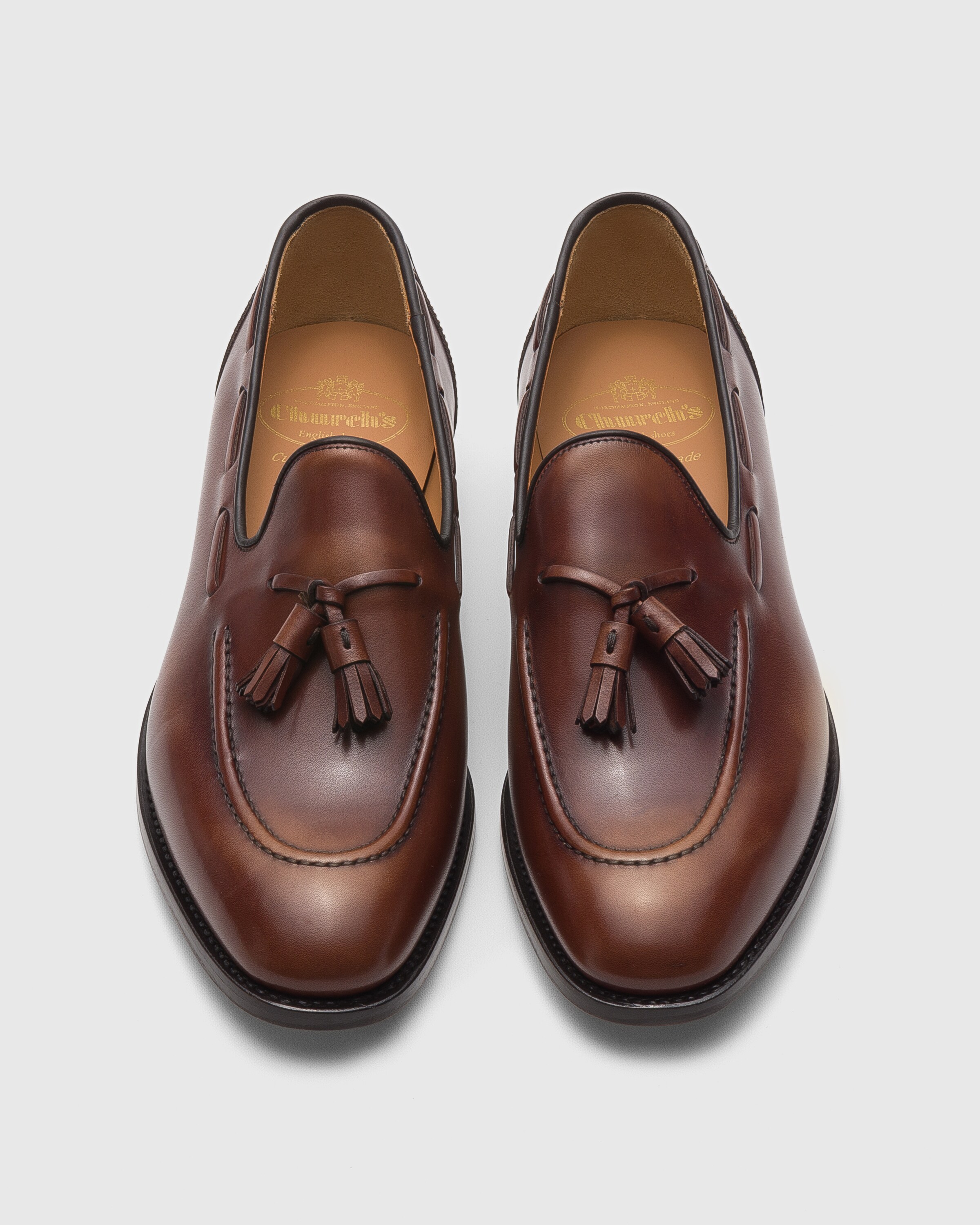 Burnt Bleached Calfskin Loafer Church s
