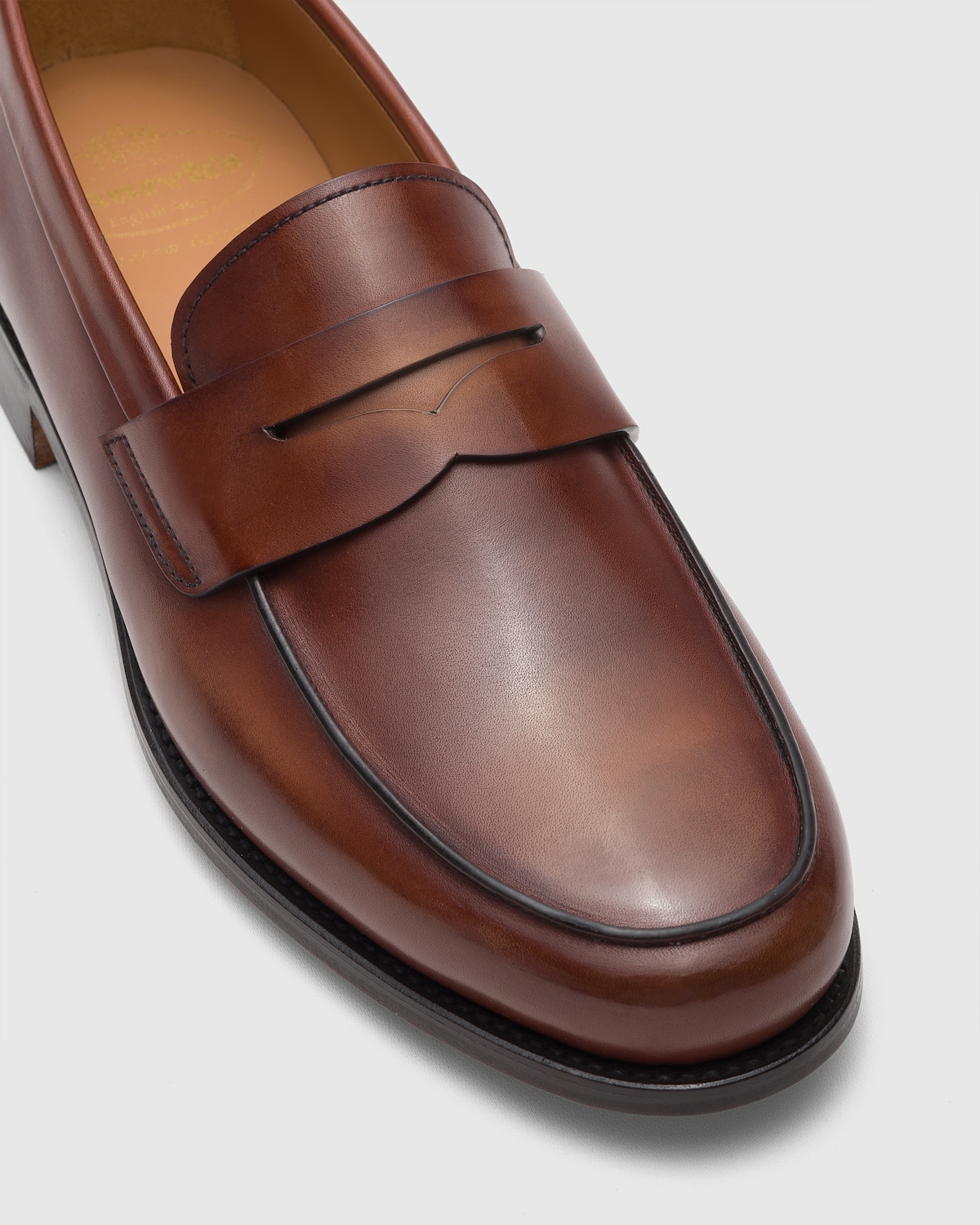 CELINE 25S HIGH BOOTS FOR FALL AND WINTER 45MM IN BURNT ORANGE CALFSKIN