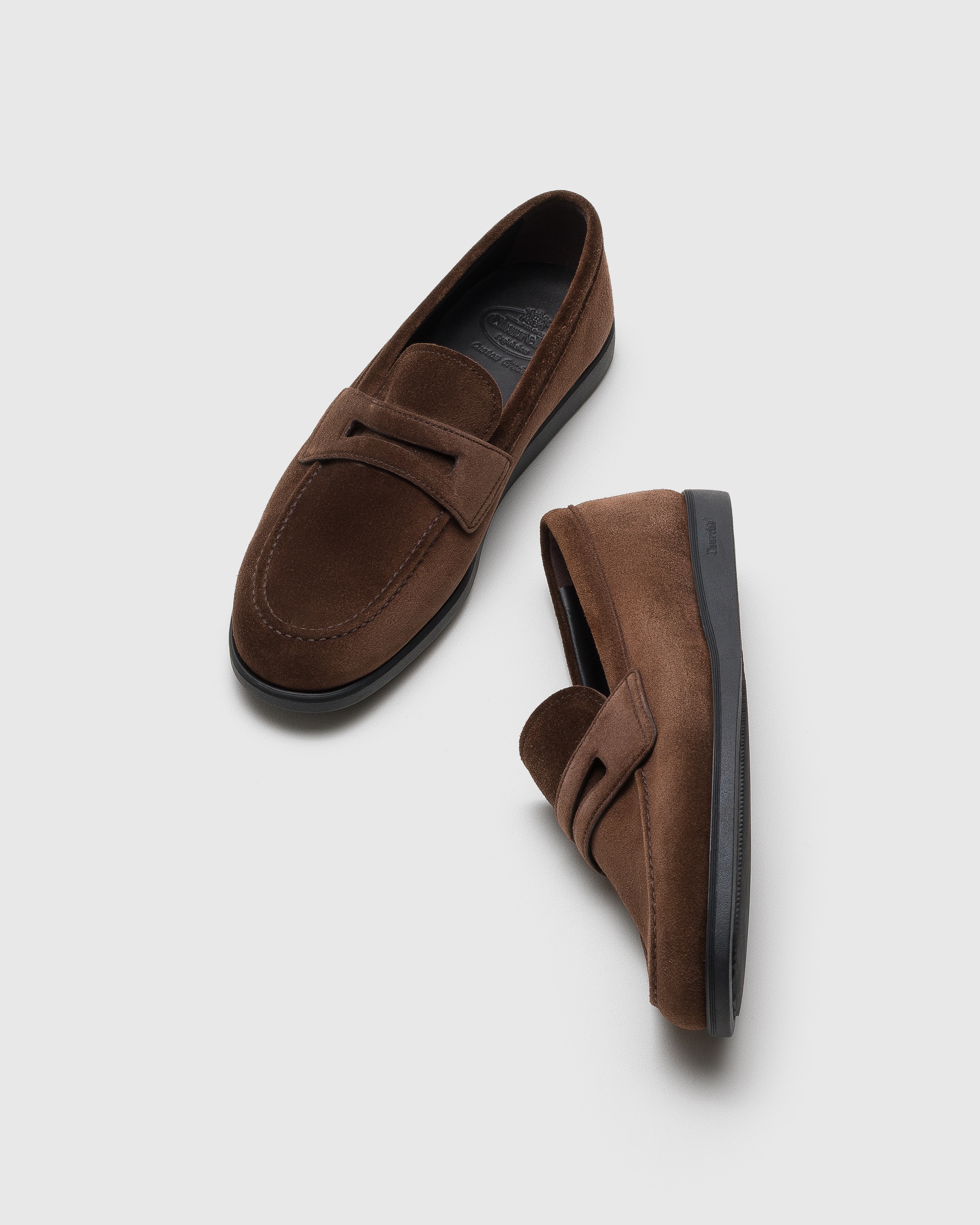 Black/Brown スエード ローファー | Church's