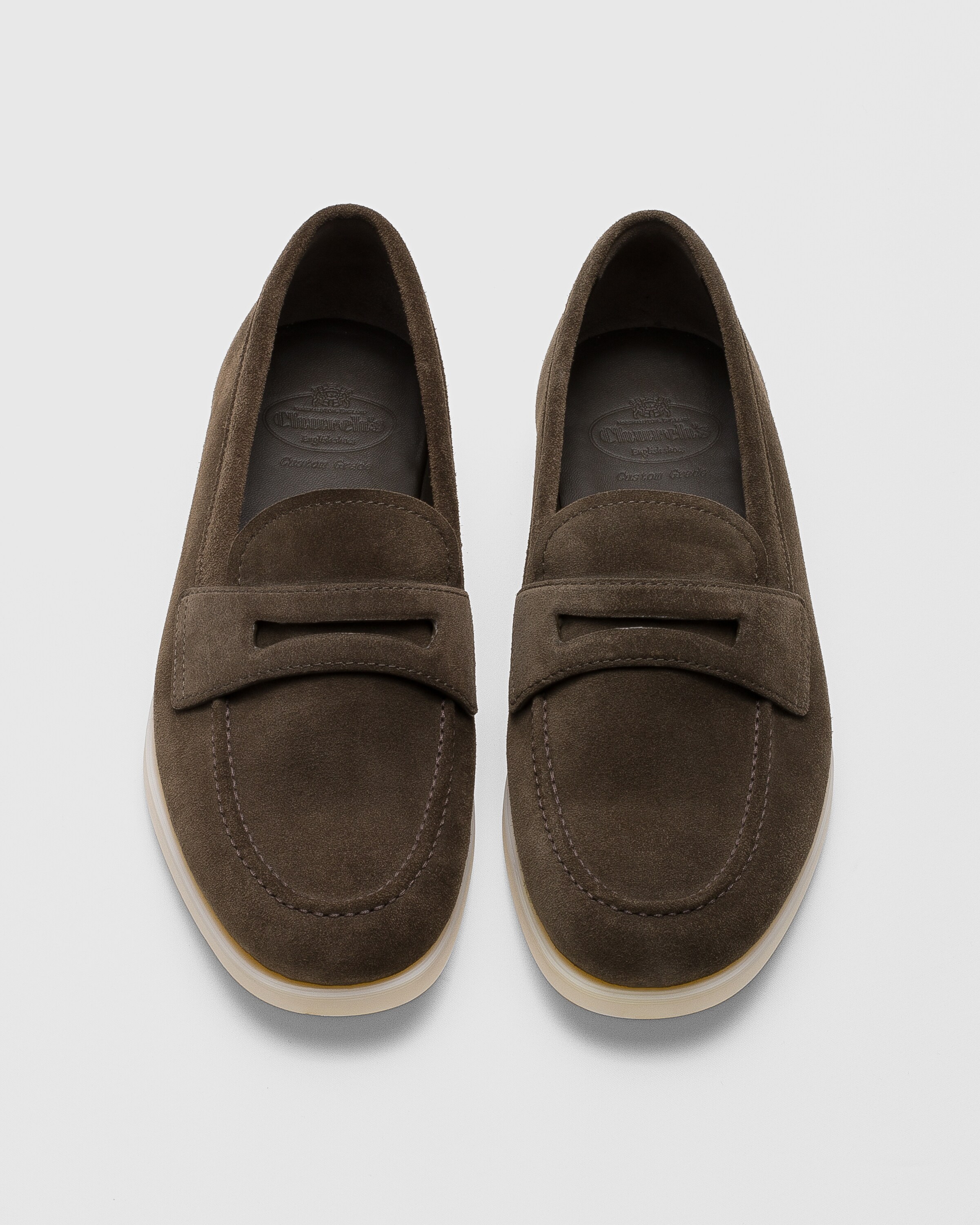 ローファー・オックスフォード Church's DD0088.9EM Loafers CHURCH`S Military Suede Loafer | Church's