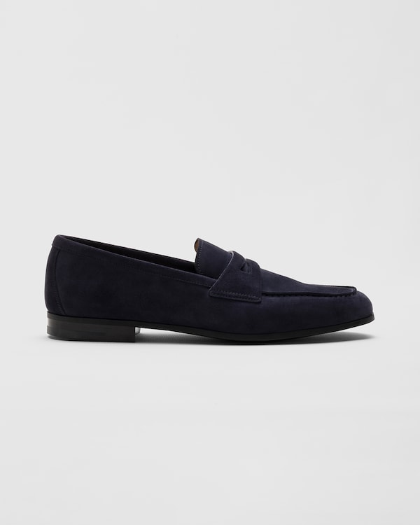 Mocassin en veau velours