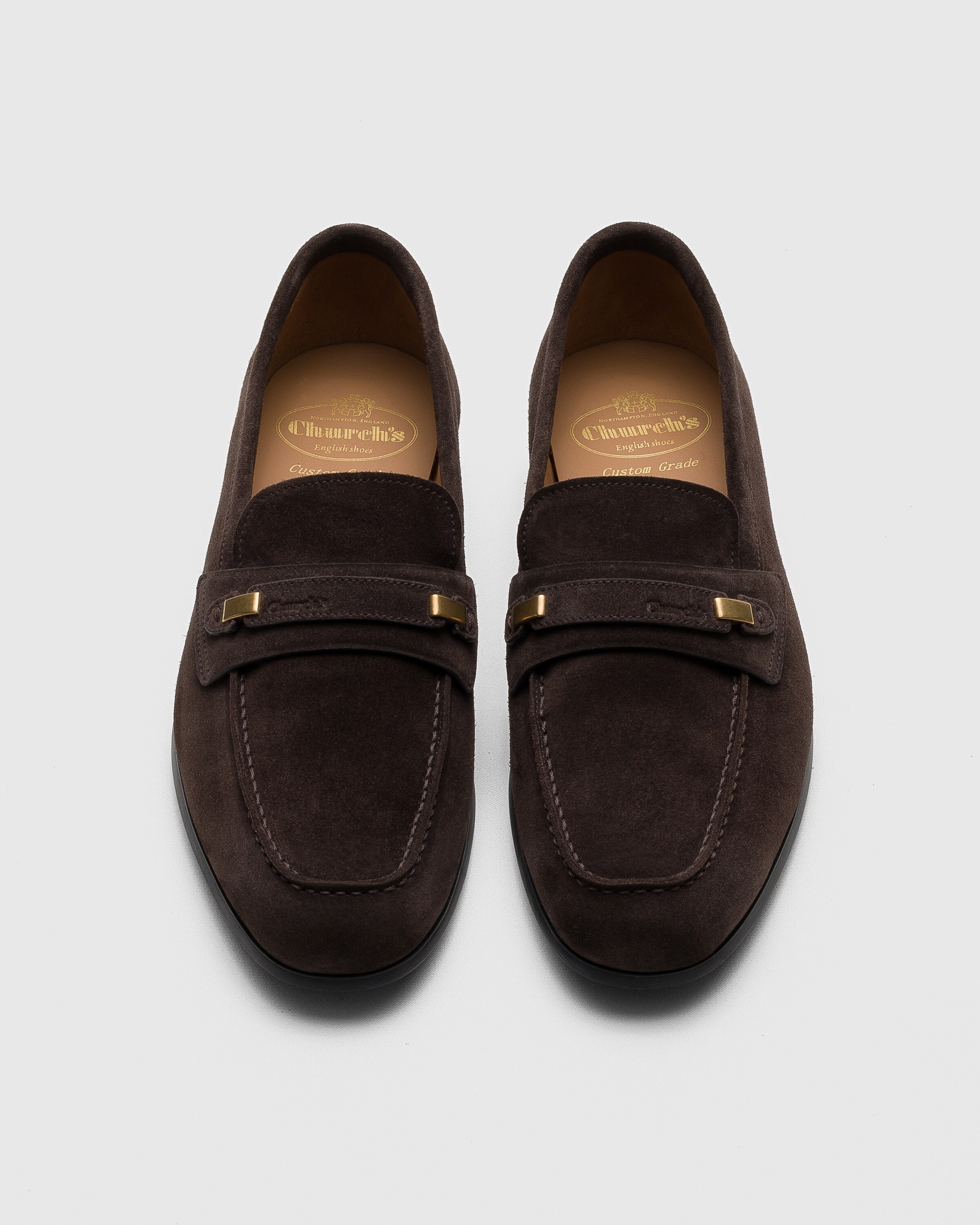 フラットシューズ Church's Priscilla Loafer Church's Priscilla Suede Tassel Loafers | Neiman Marcus