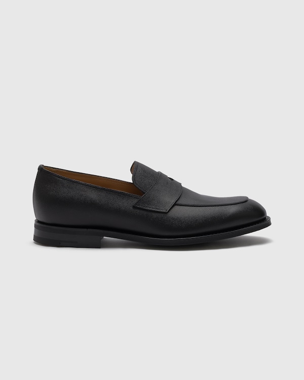 Mocassin en cuir de veau grainé