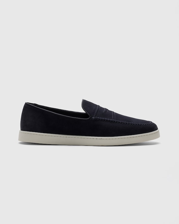 Mocassin en veau velours
