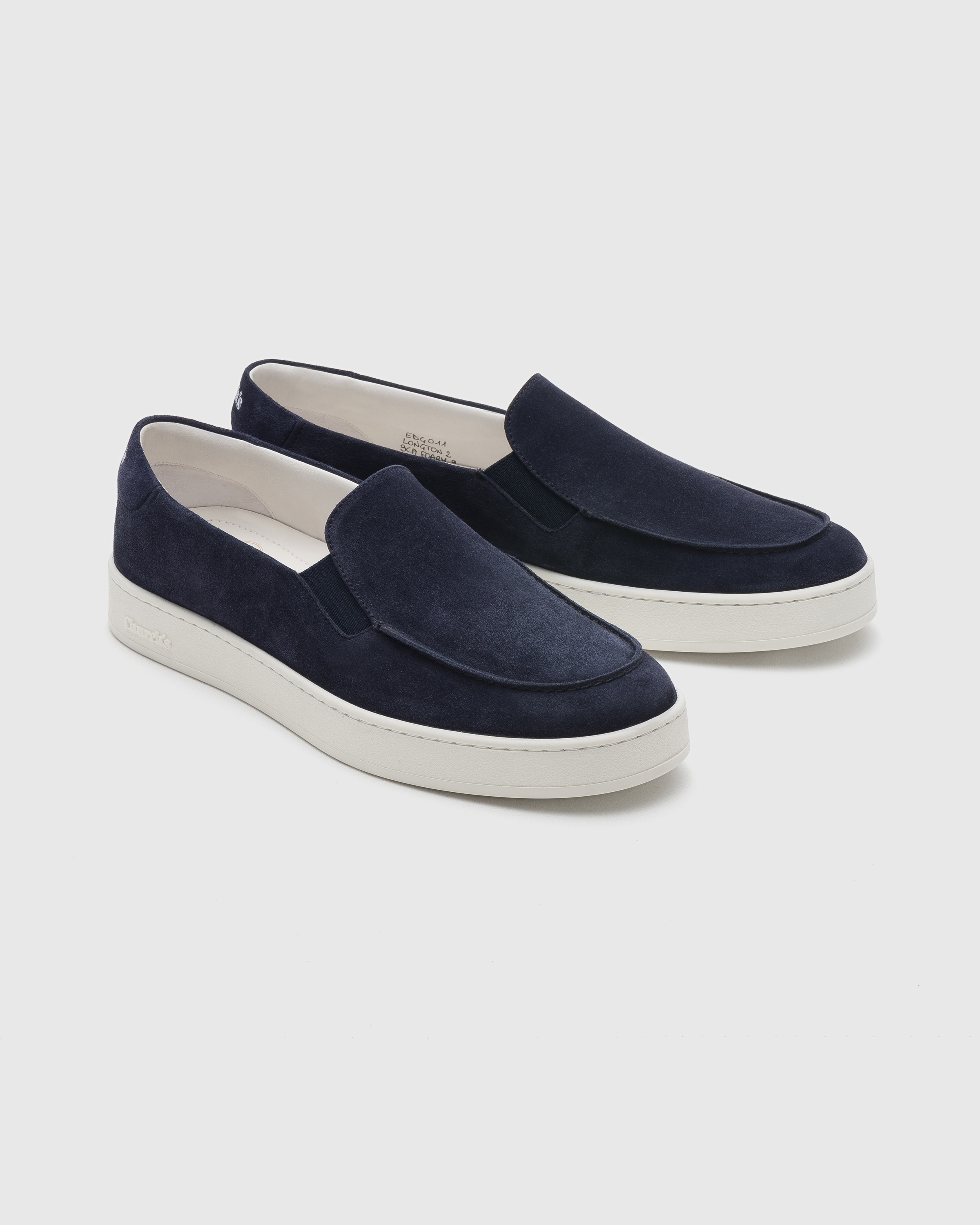 Blue Soft Suede Sneaker | Church's Blue Soft Suede Sneaker | Church's