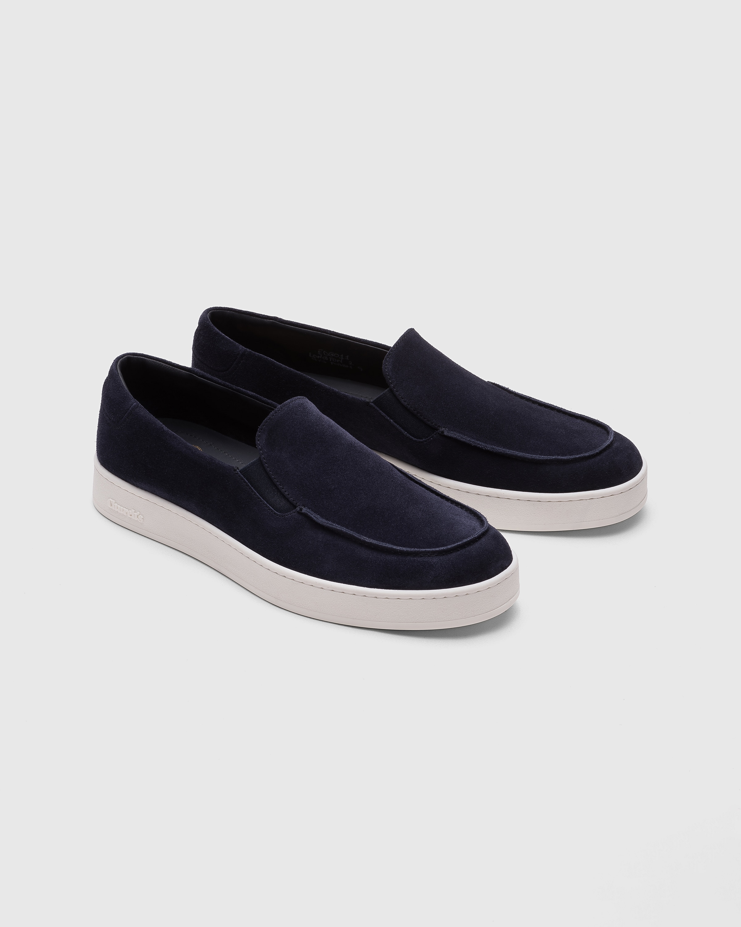【関税&送料込】Church'S Navy Blue Suede Largs 2 Sneakers Blue Soft Suede Sneaker | Church's