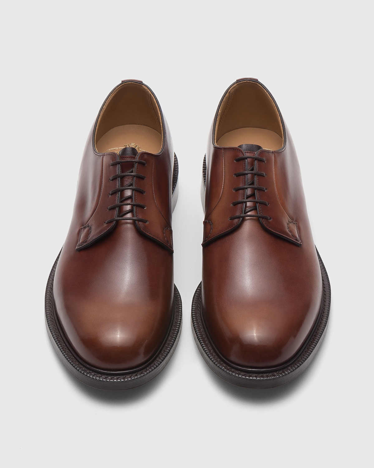 Bowery Calfskin/Deerskin Chocolate Multi Derby | Mezlan of Spain Dress Shoes for Men