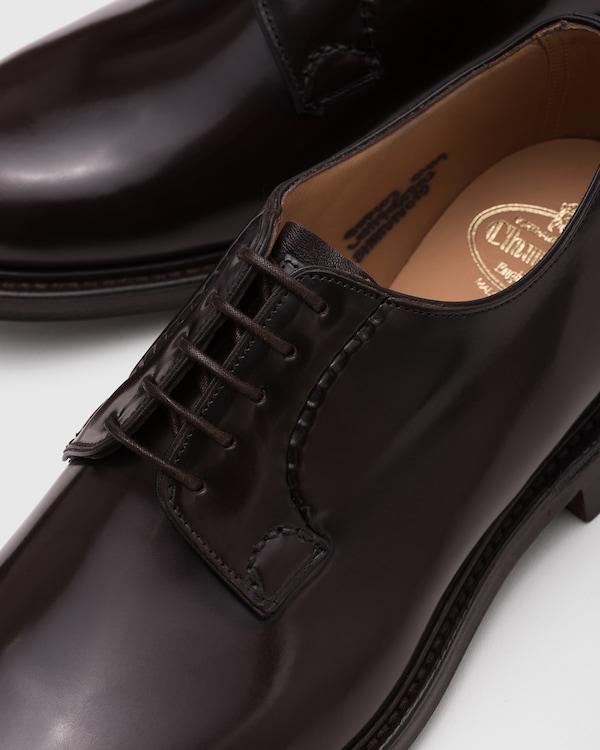 Derby à Liant Poli Ebony Clair