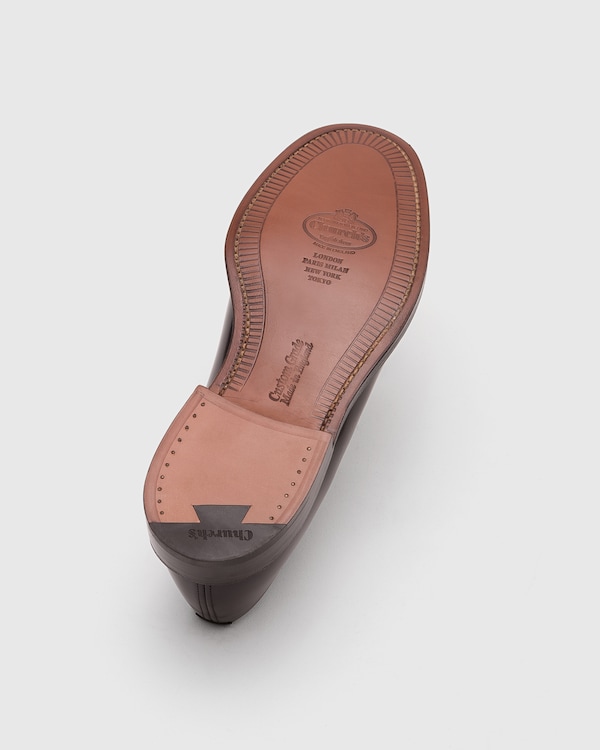 Derby à Liant Poli Ebony Clair