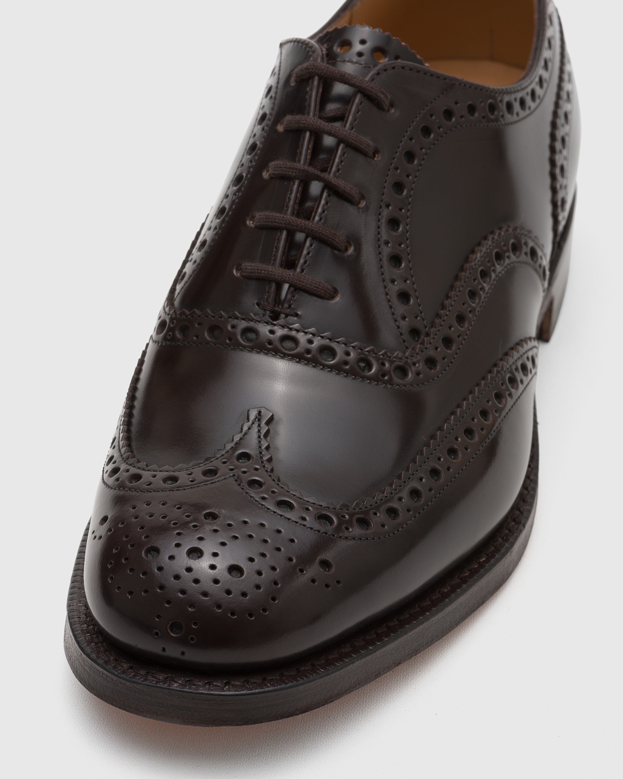 大切な Light Ebony Polished Binder Oxford Brogue | Church's 靴