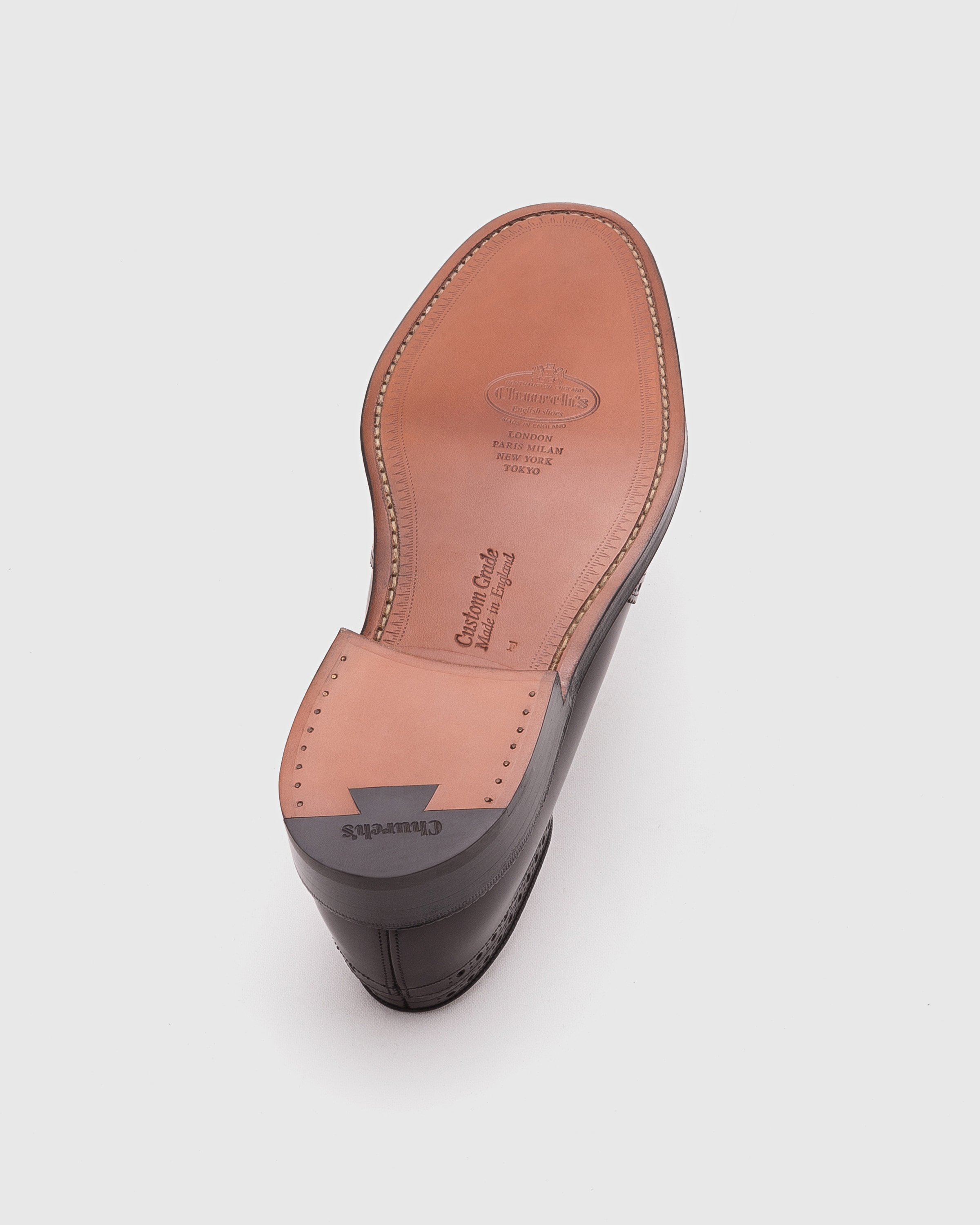 Burgundy Polished Binder Derby Brogue | Church's