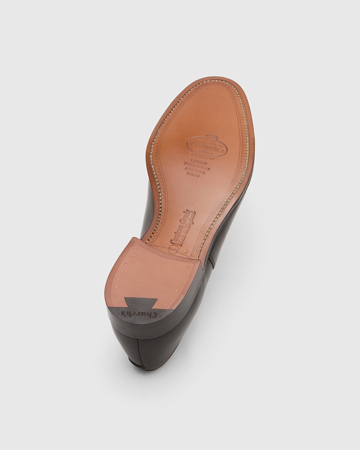 Chaussures Femme CHURCH'S Burwood WG - Oxford Cuir Noir Verni - Collection Automne-hiver