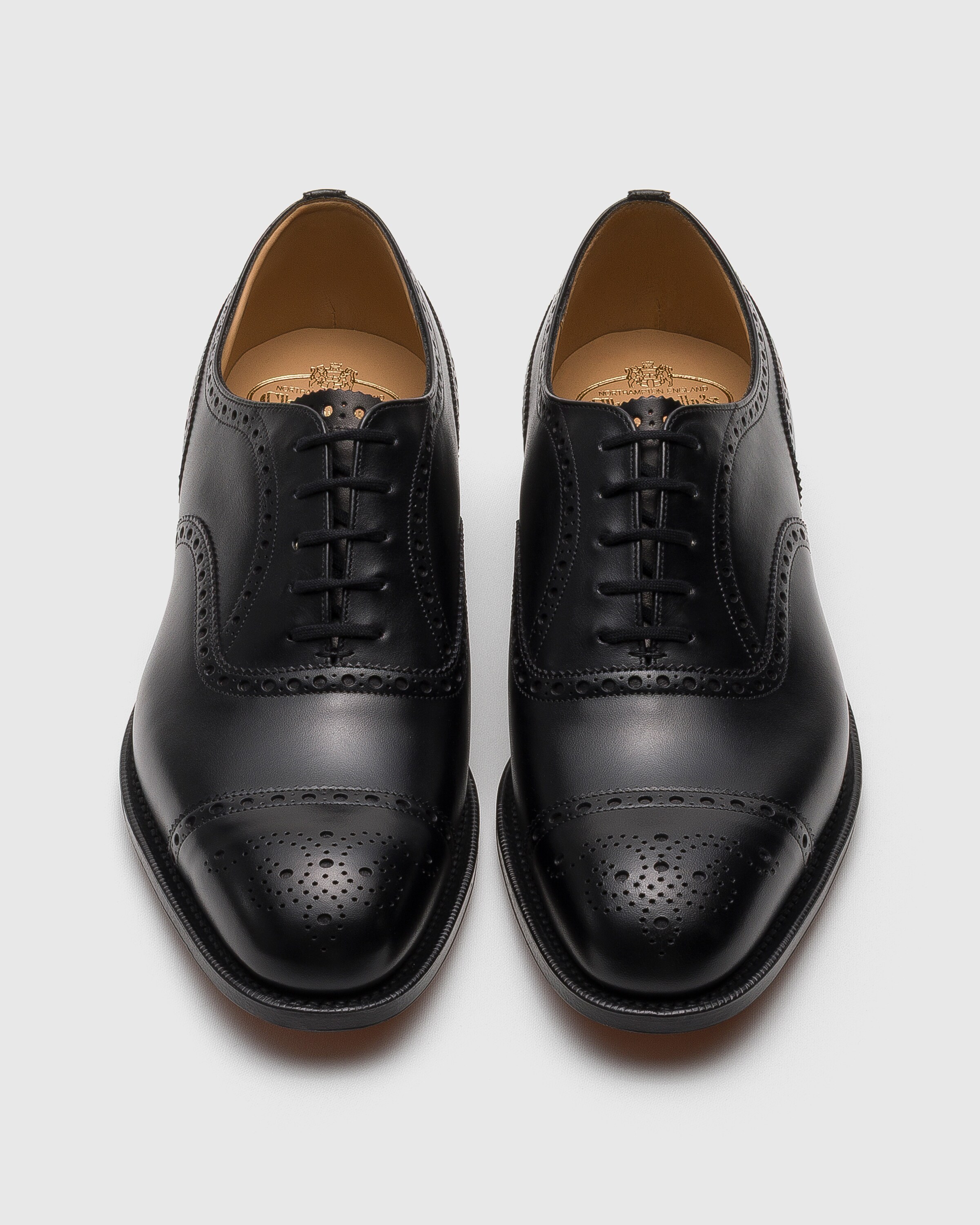 Black Calf Leather Oxford Brogue | Church's