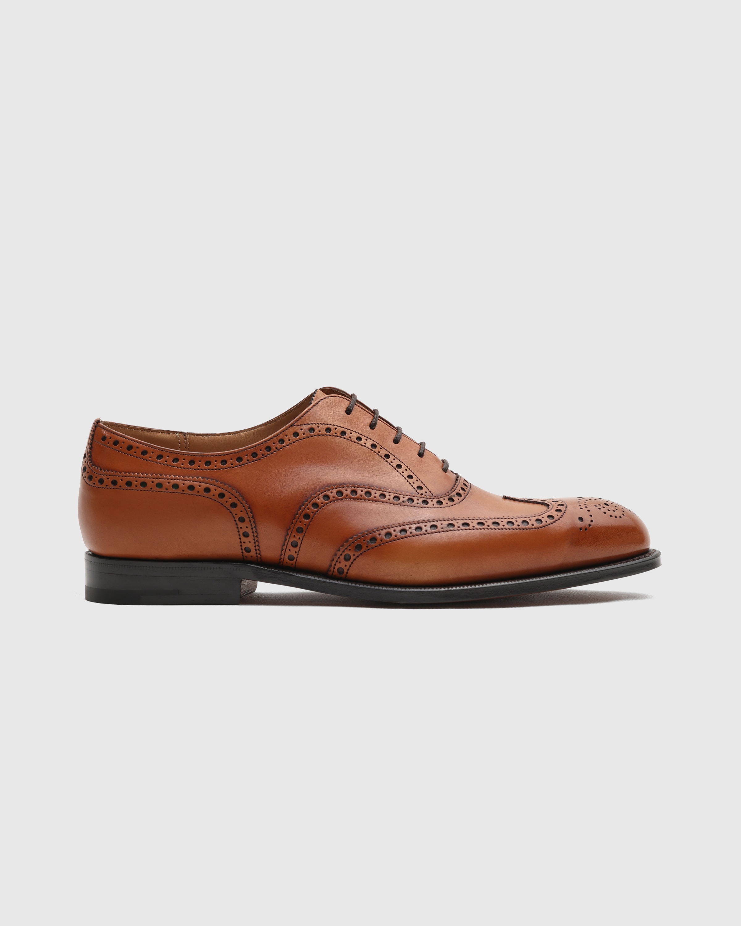 Brick Bleached Calfskin Oxford Brogue | Church