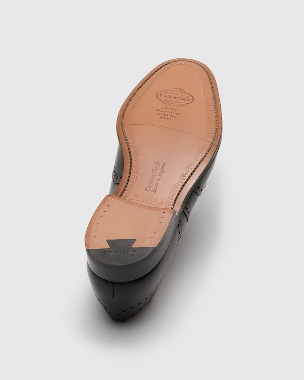 Calf Leather Oxford Brogue Black