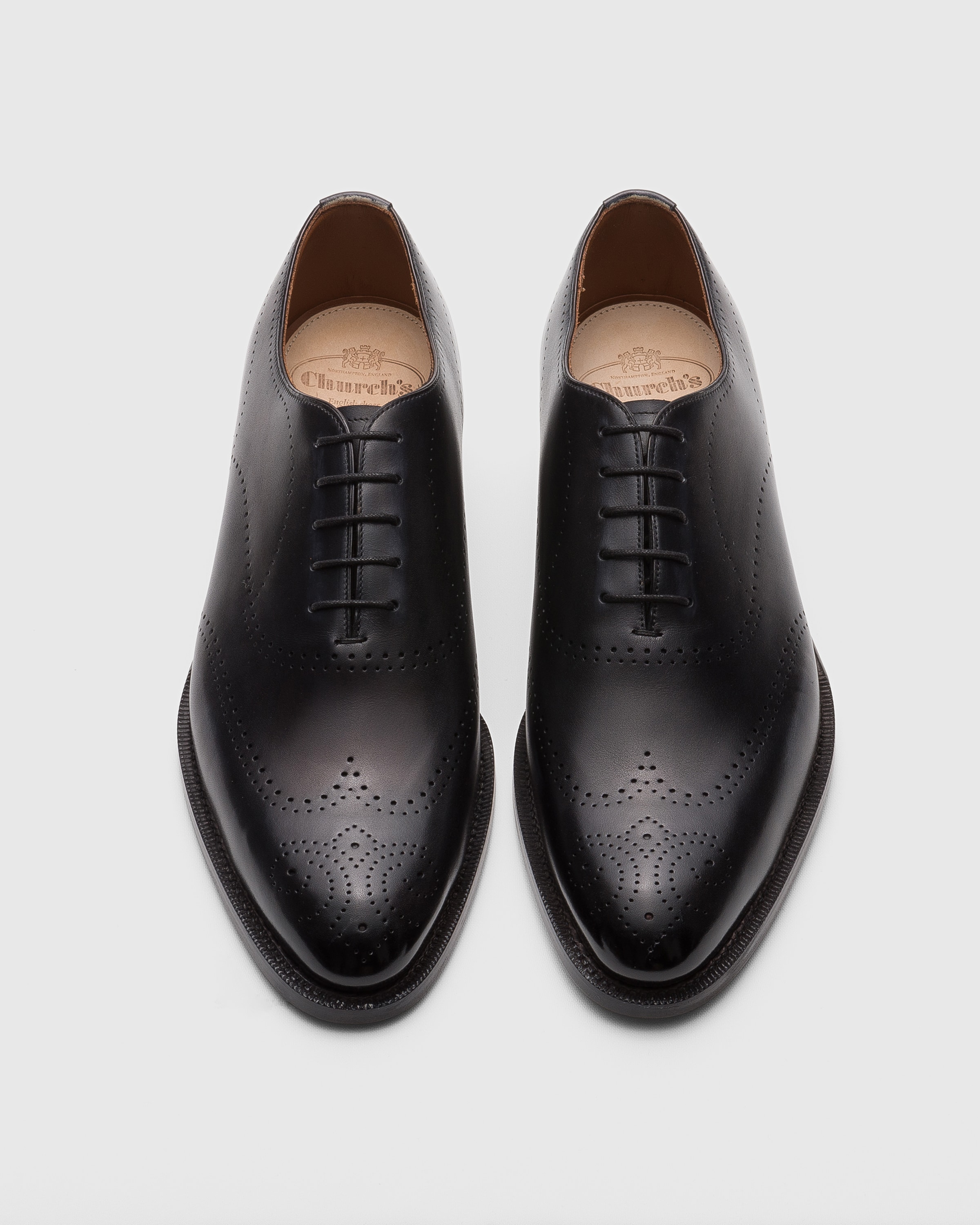 Church's ブラックレザーオックスフォードシューズ Black Doha Leather Oxford | Church's