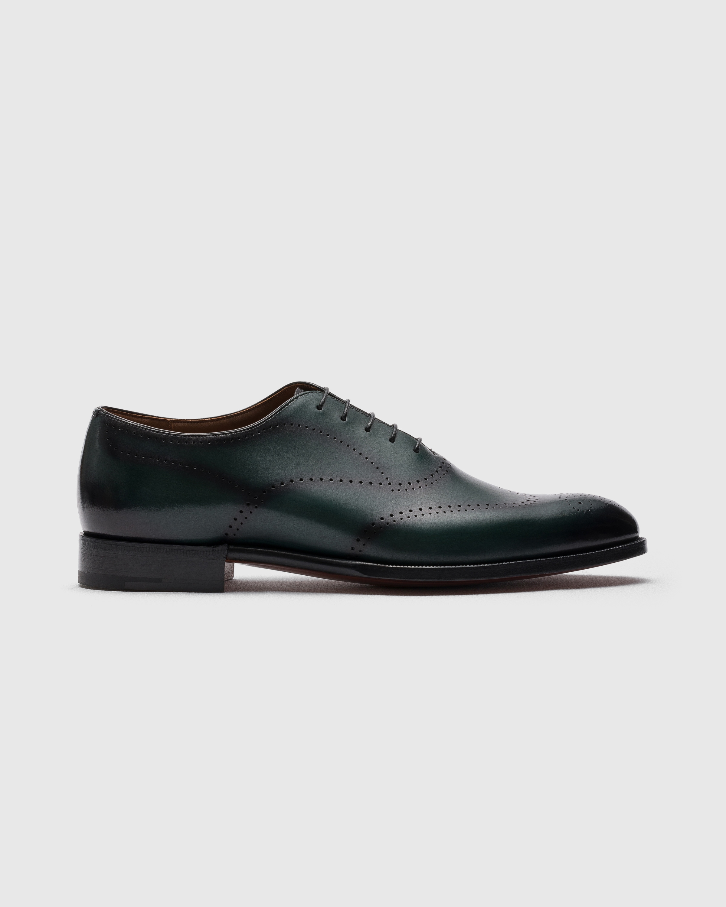 Chaussures Oxford ECCO Cuir Vert Homme Taille 46 (US 12-12.5) - Occasion Très Bon état