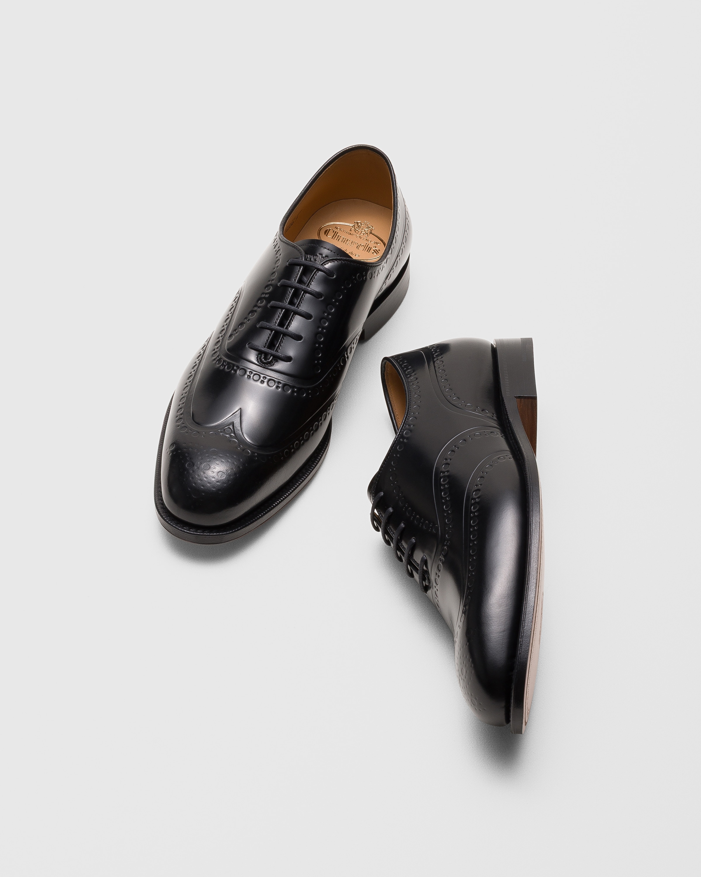 ブランドバッグ 人気ランキング2024 Black Polished Church's | Brogue Oxford Binder 靴