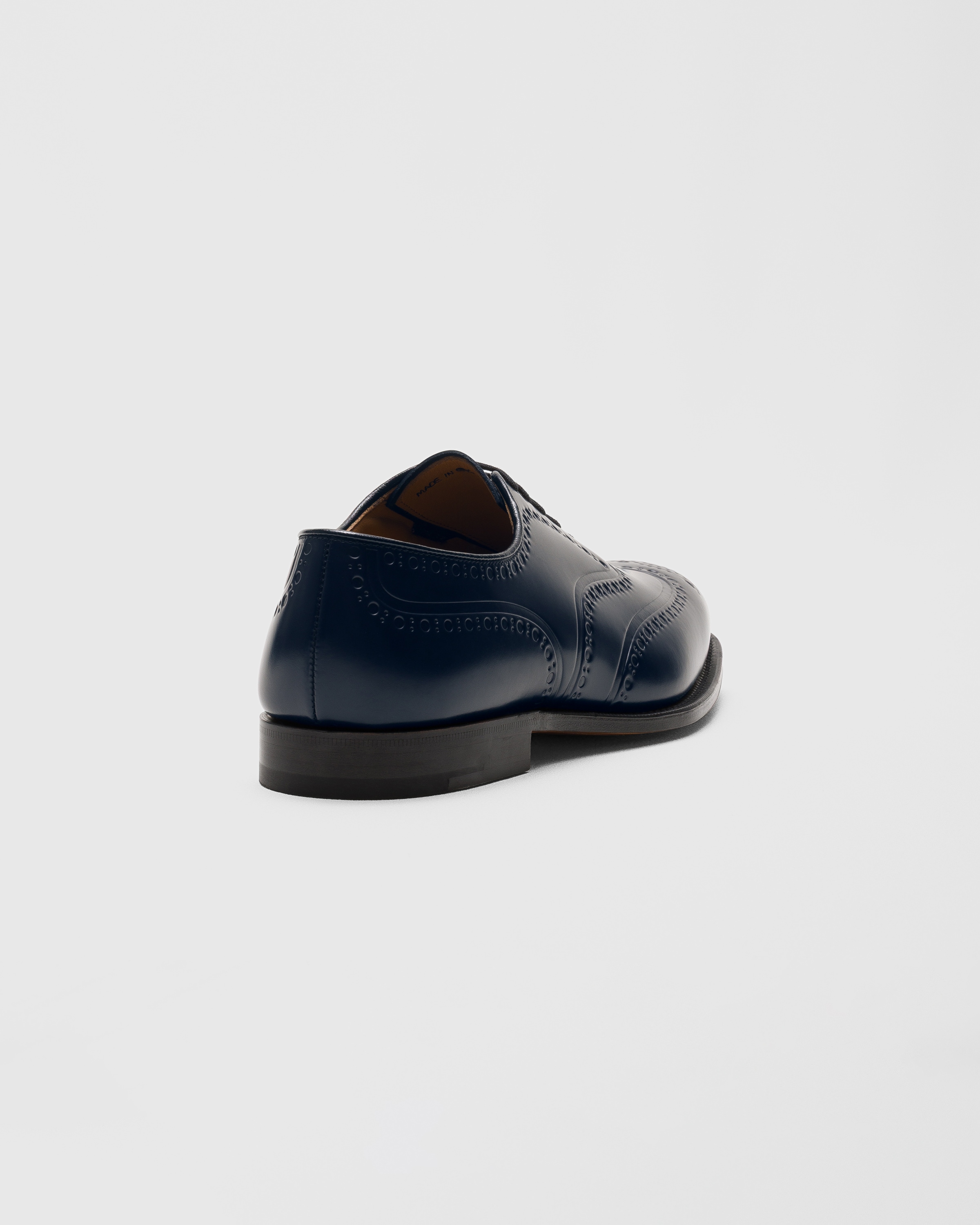 Blue Polished Binder Oxford Brogue | Church display picture 2