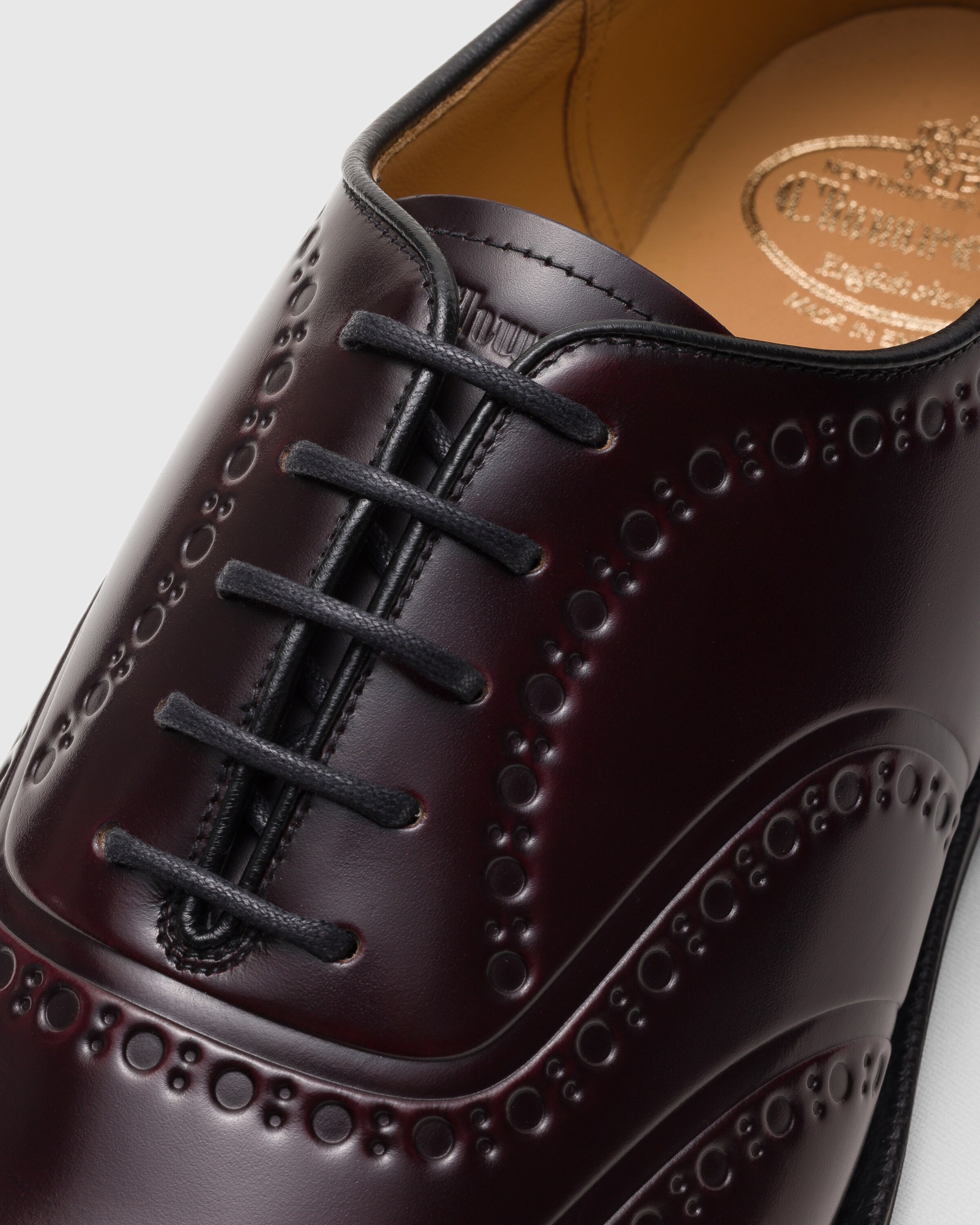 Burgundy Polished Binder Oxford Brogue | Church's