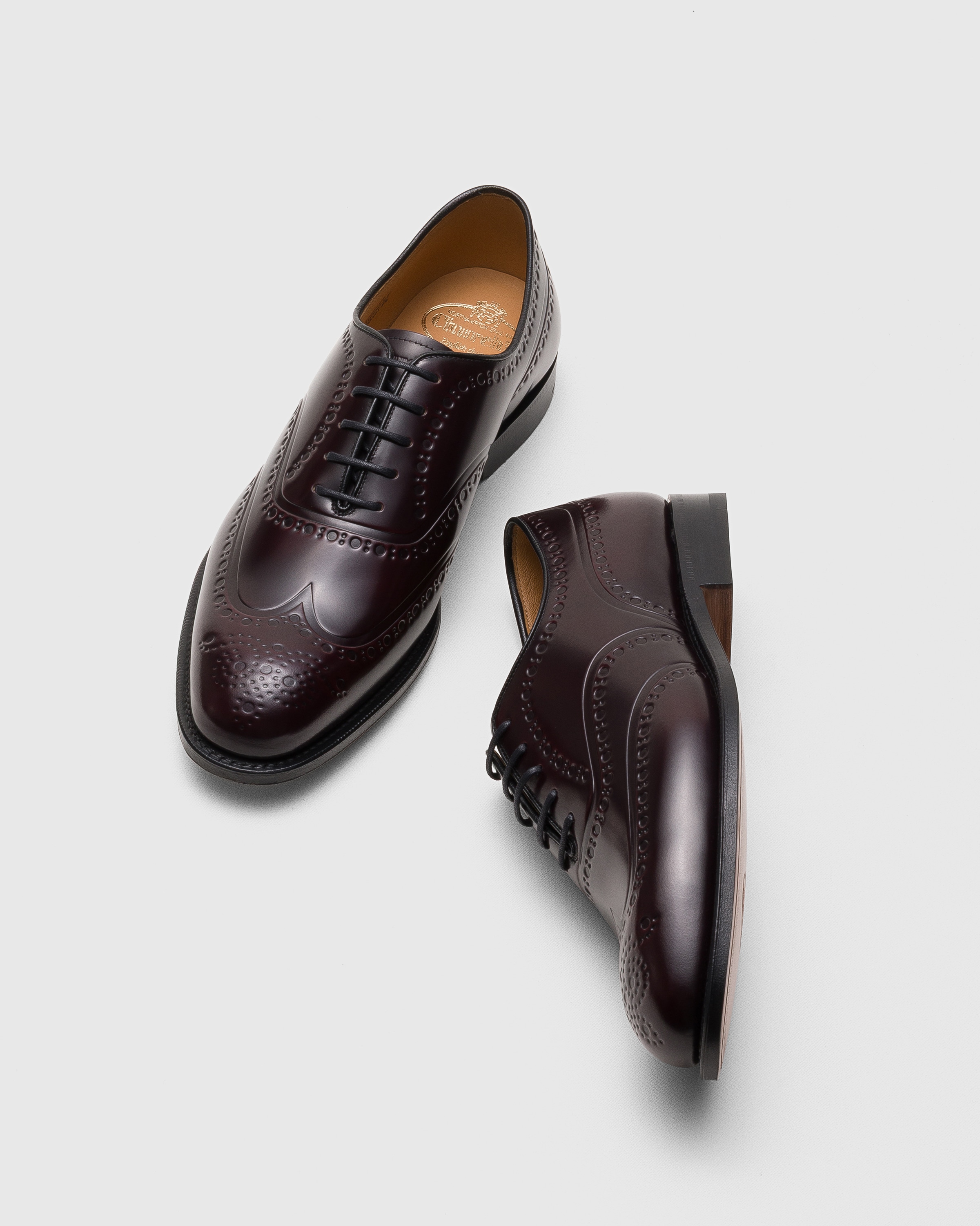 Burgundy Polished Binder Oxford Brogue | Church's