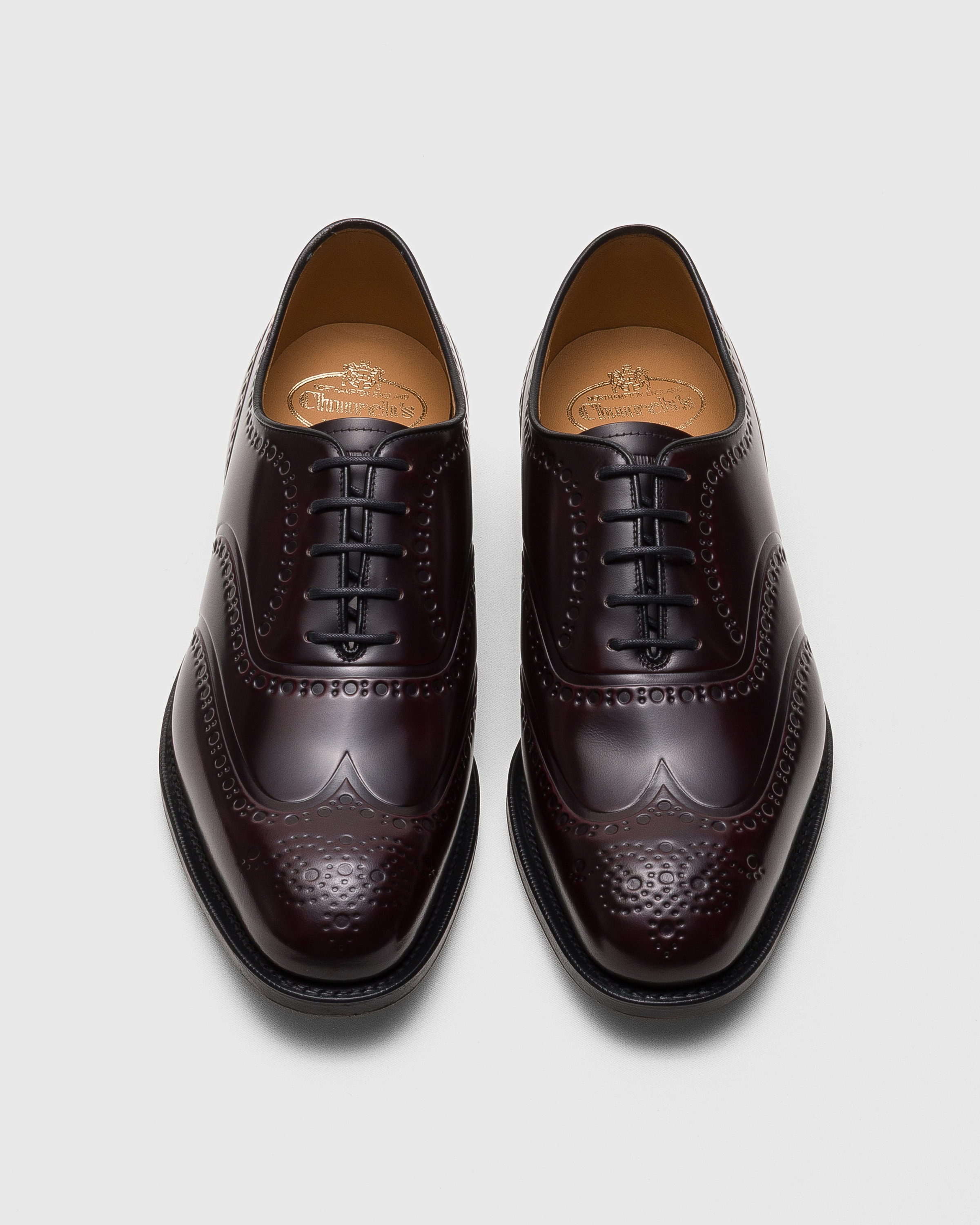 Burgundy Polished Binder Oxford Brogue | Church's