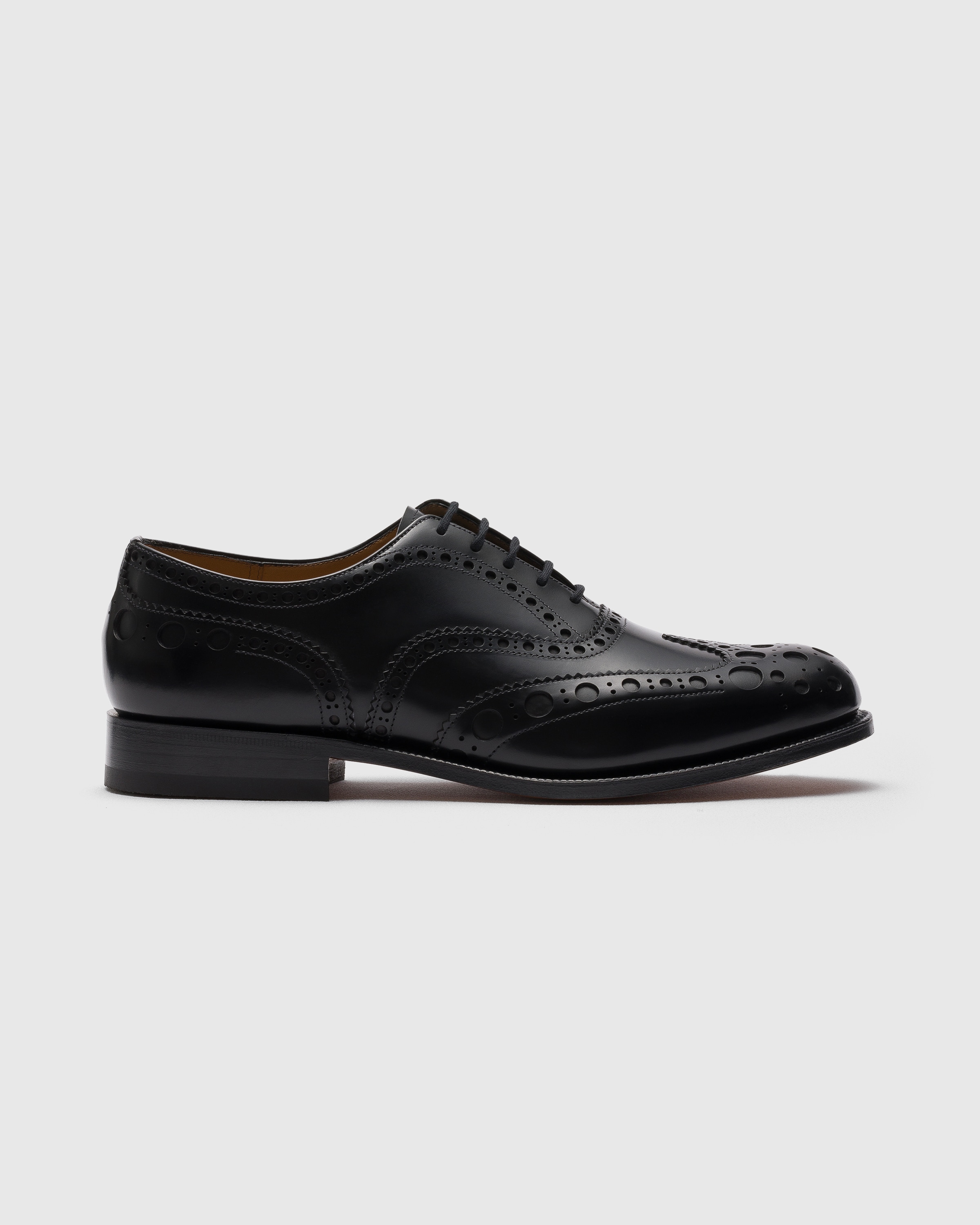 Black Polished Binder Oxford Brogue | Church's