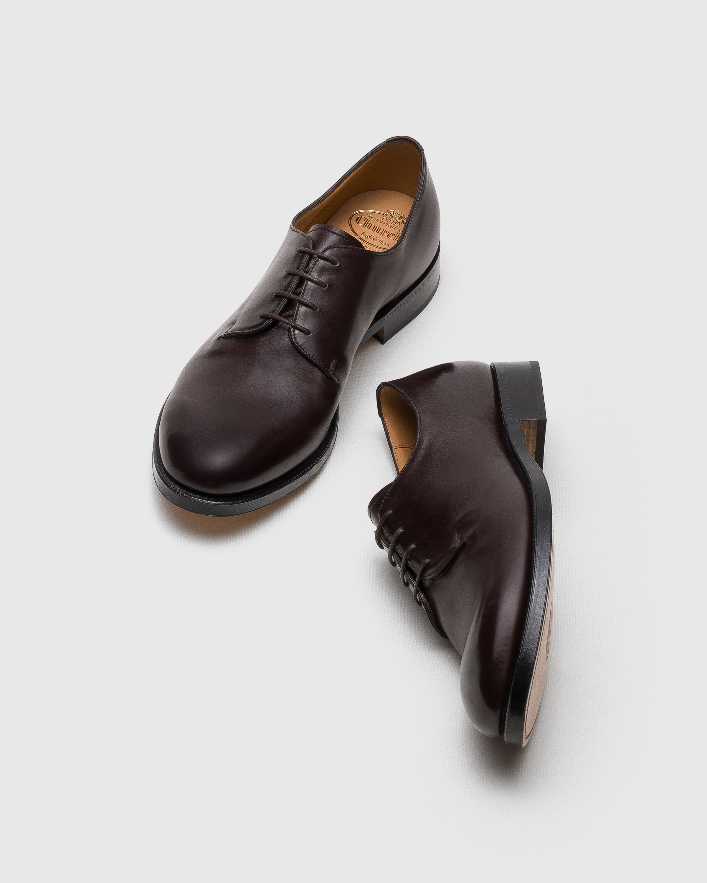 Derby en cuir de veau