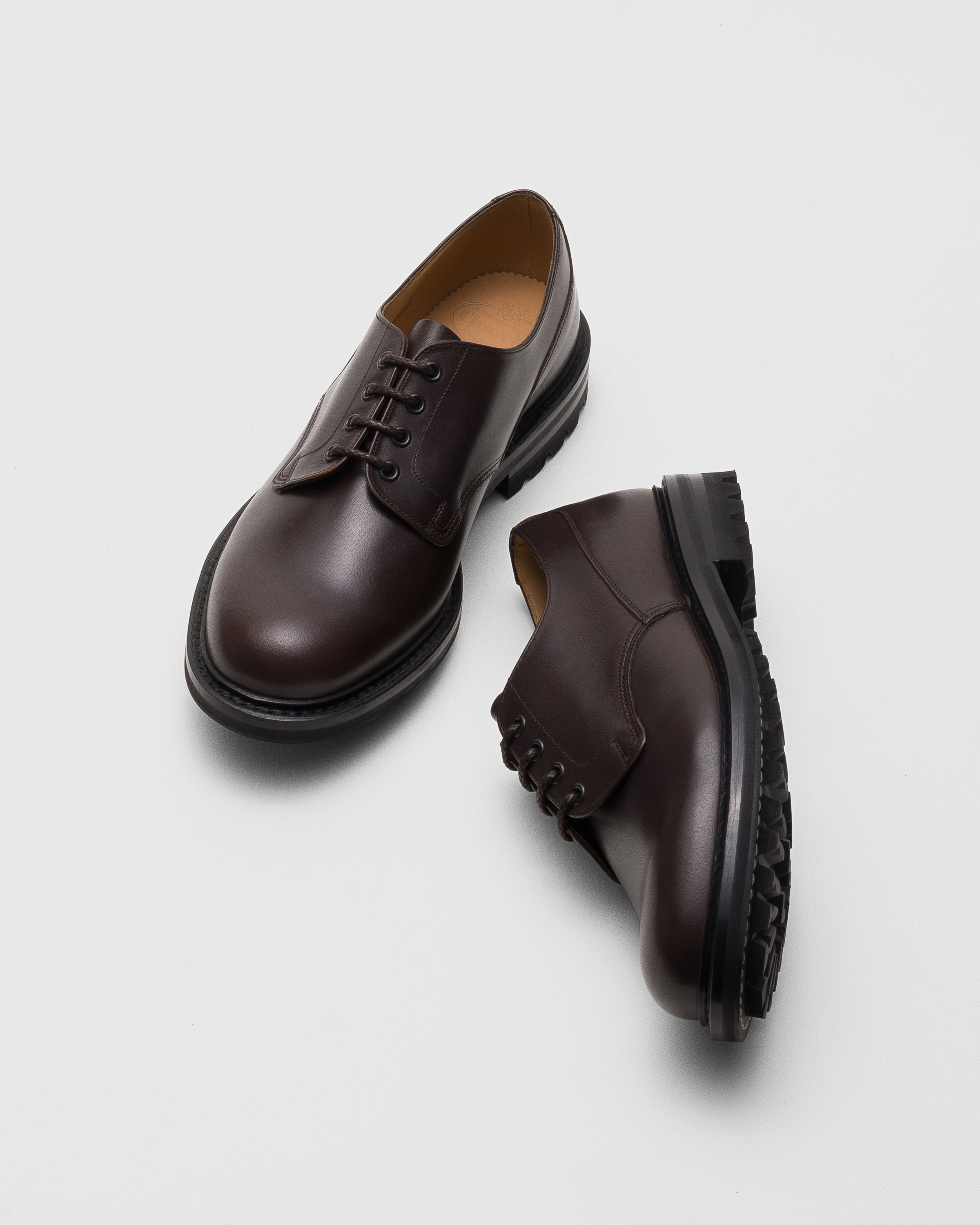 Brown Fumé Brushed Leather Derby | Church's