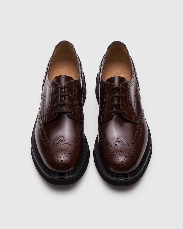 Polished Fumè Derby Tabac