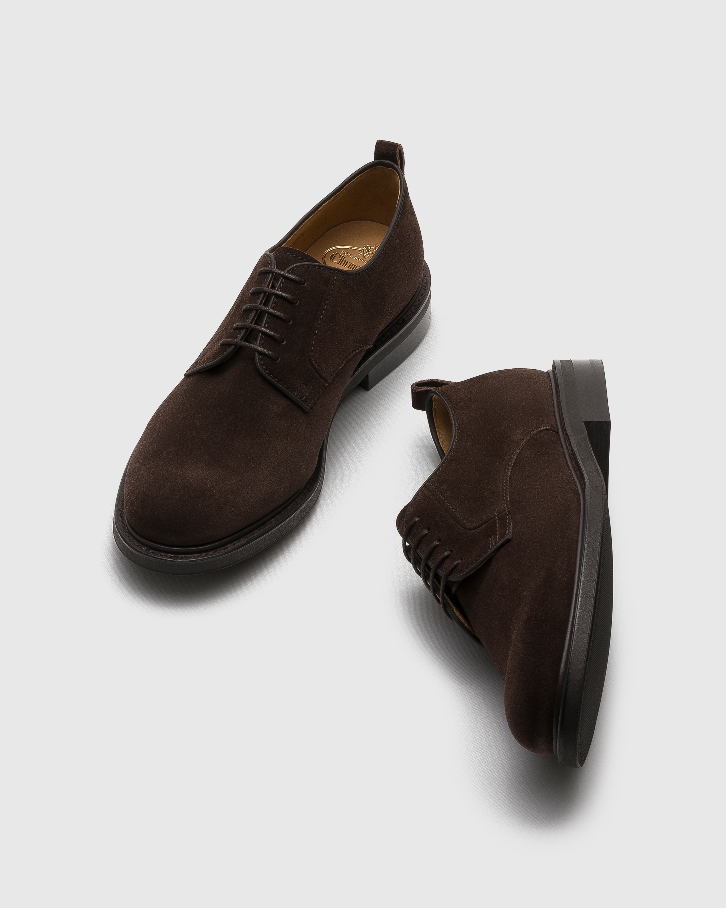 佐藤Church's スエード ダービーシューズ　UK8 ブラウン スエード ダービー | Church's