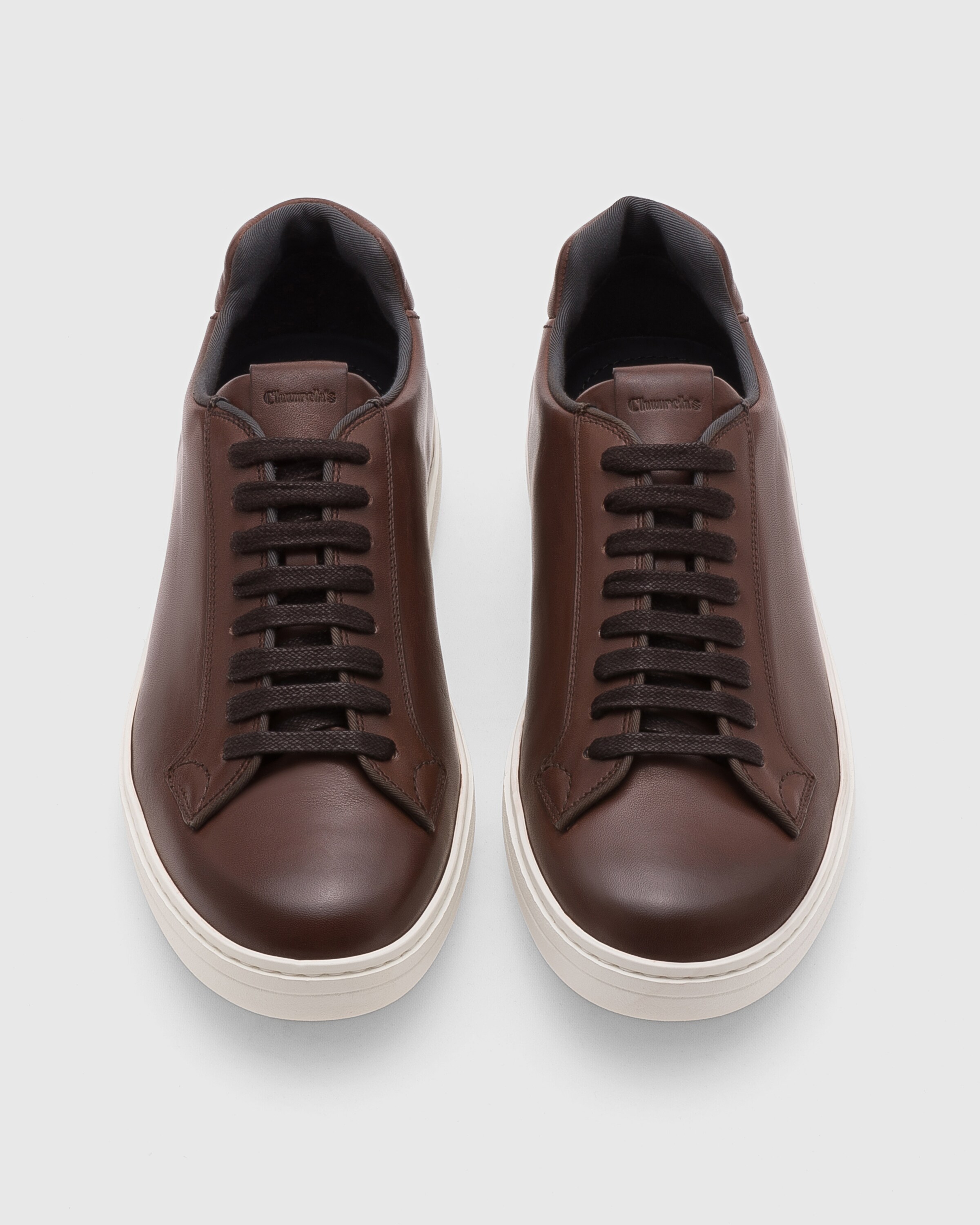 Ebony Nevada Leather Classic Sneaker Church s
