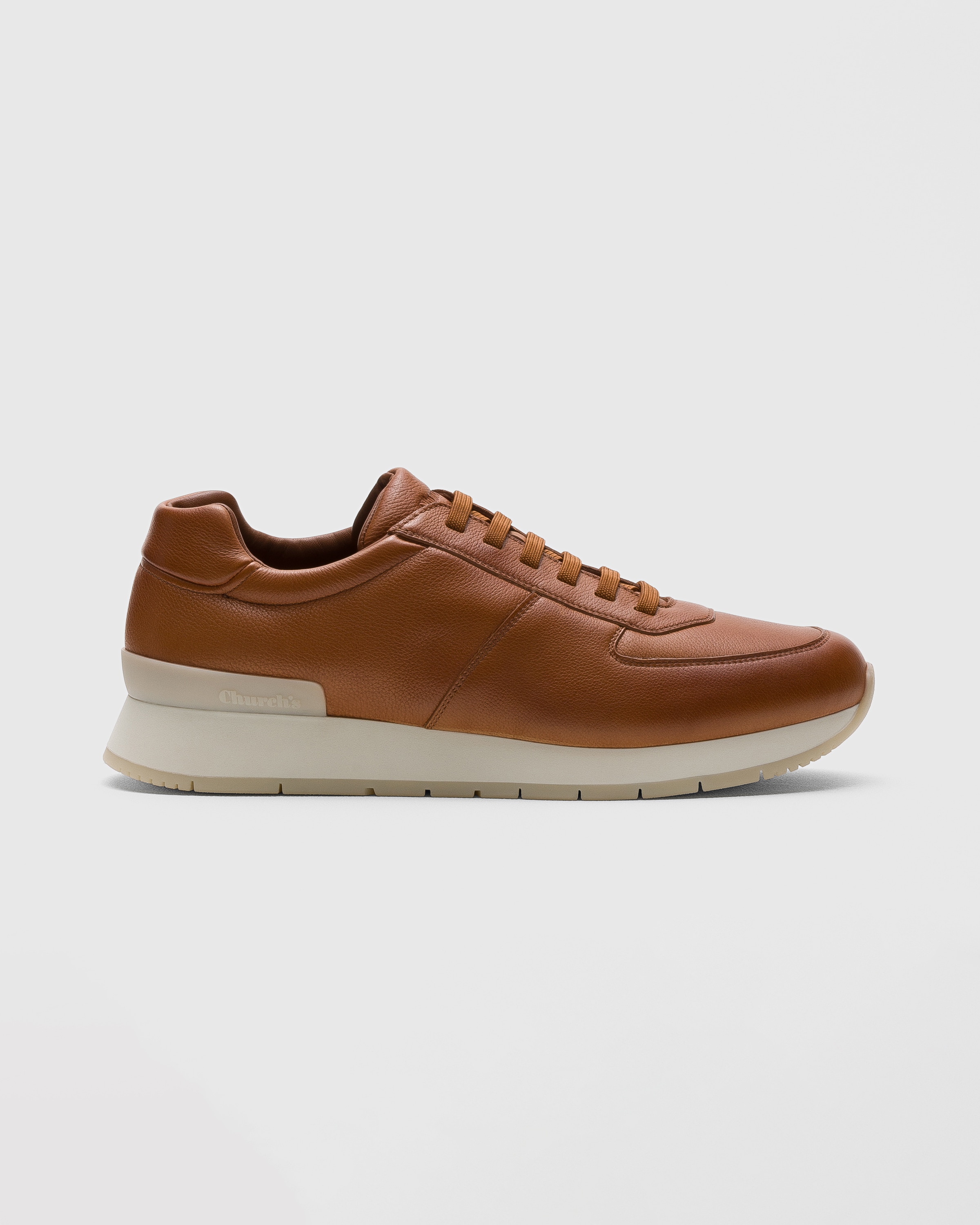 Walnut Grain Calfskin Slip-on Sneaker | Church's Walnut Grain Calfskin Slip-on Sneaker | Church's
