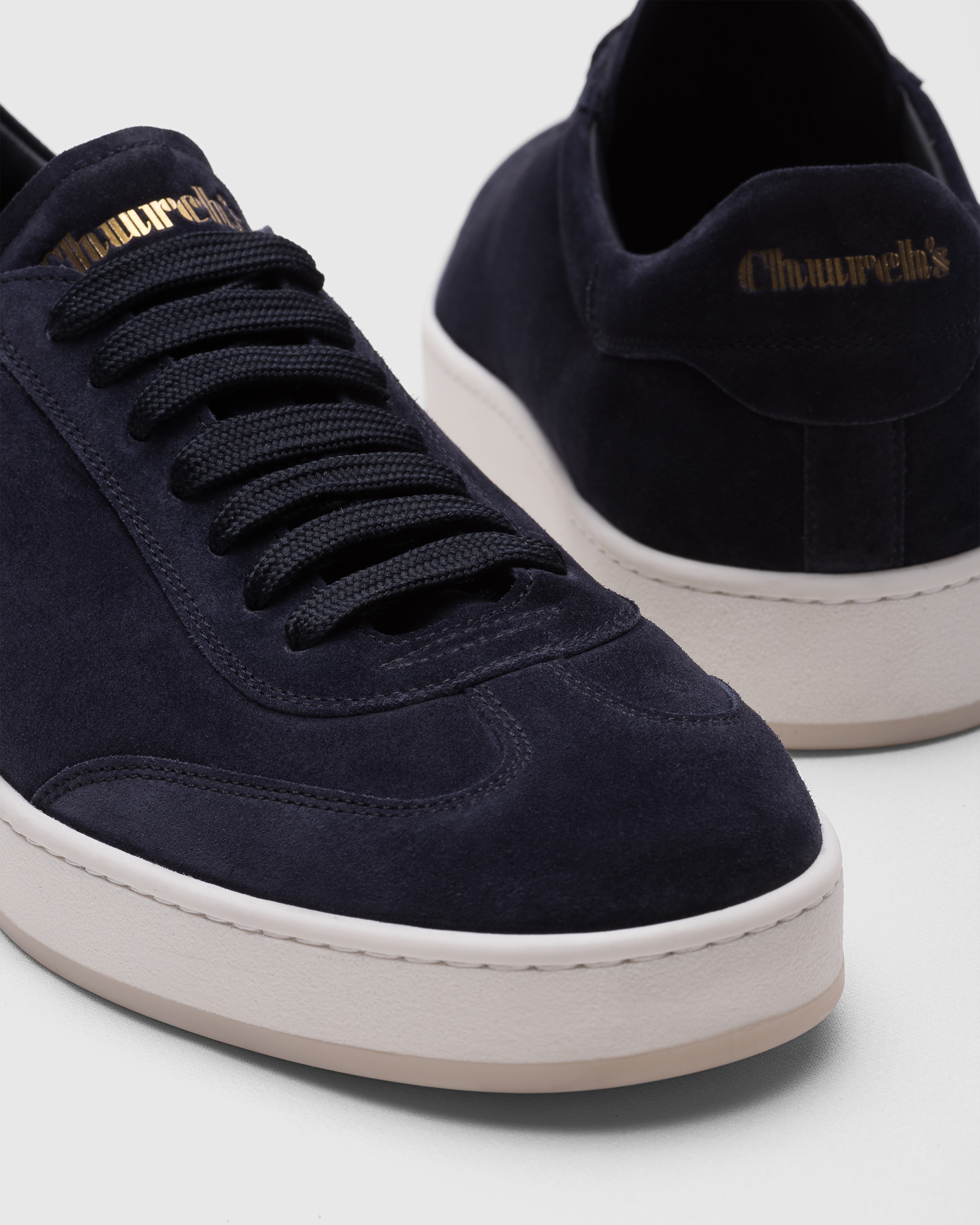 スニーカー CHURCHS MIDNIGHT BLUE SUEDE SNEAKERS CHURCH'S | Midnight blue Men's Sneakers | YOOX