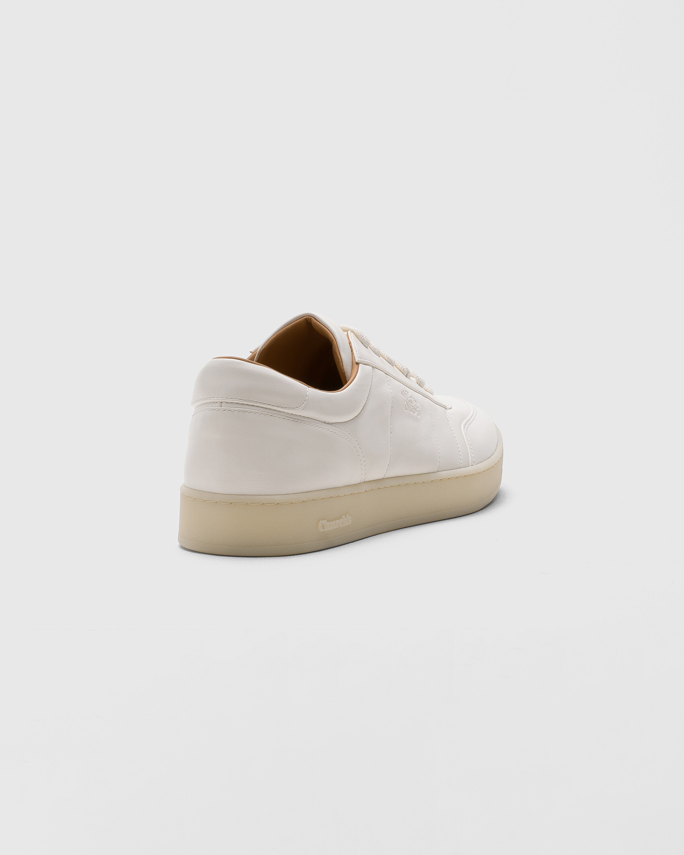 スニーカー CHURCHS Men Sneakers EEG073 9AHW WHITE Ivory Nappa Leather Sneaker | Church's