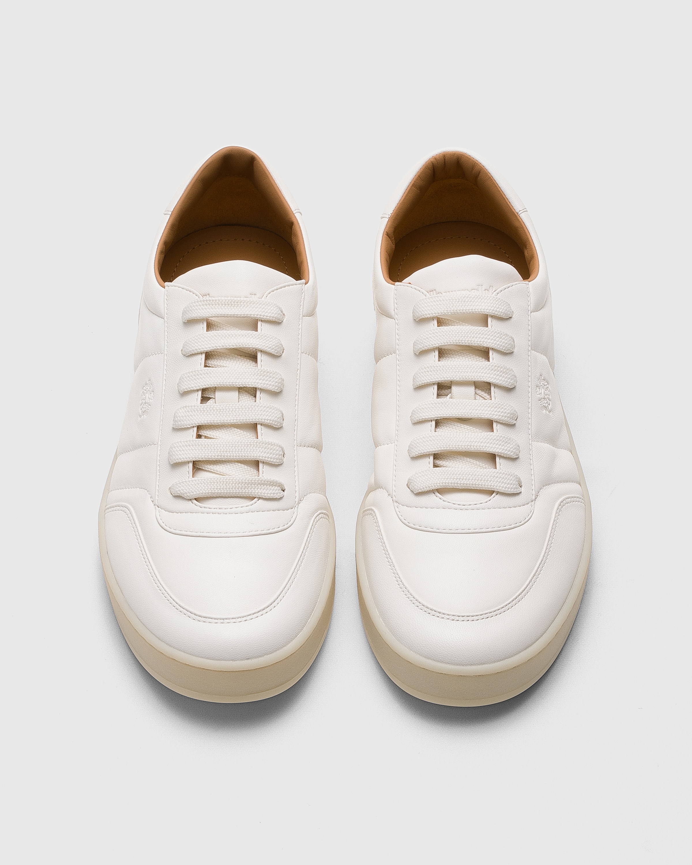 スニーカー CHURCHS Men Sneakers EEG073 9AHW WHITE Ivory Nappa Leather Sneaker | Church's