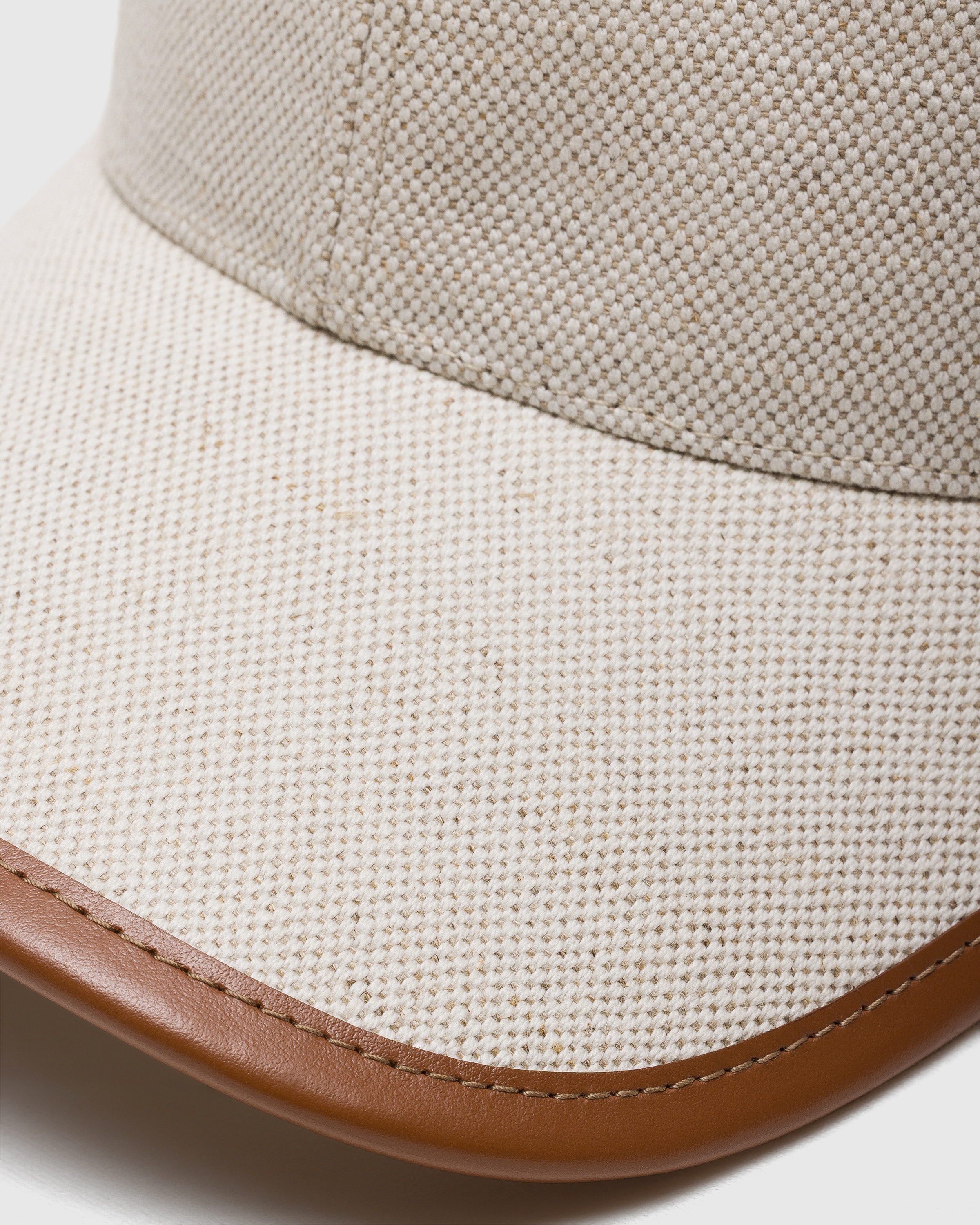 Casquette de baseball en lin mélangé Naturel | Church's