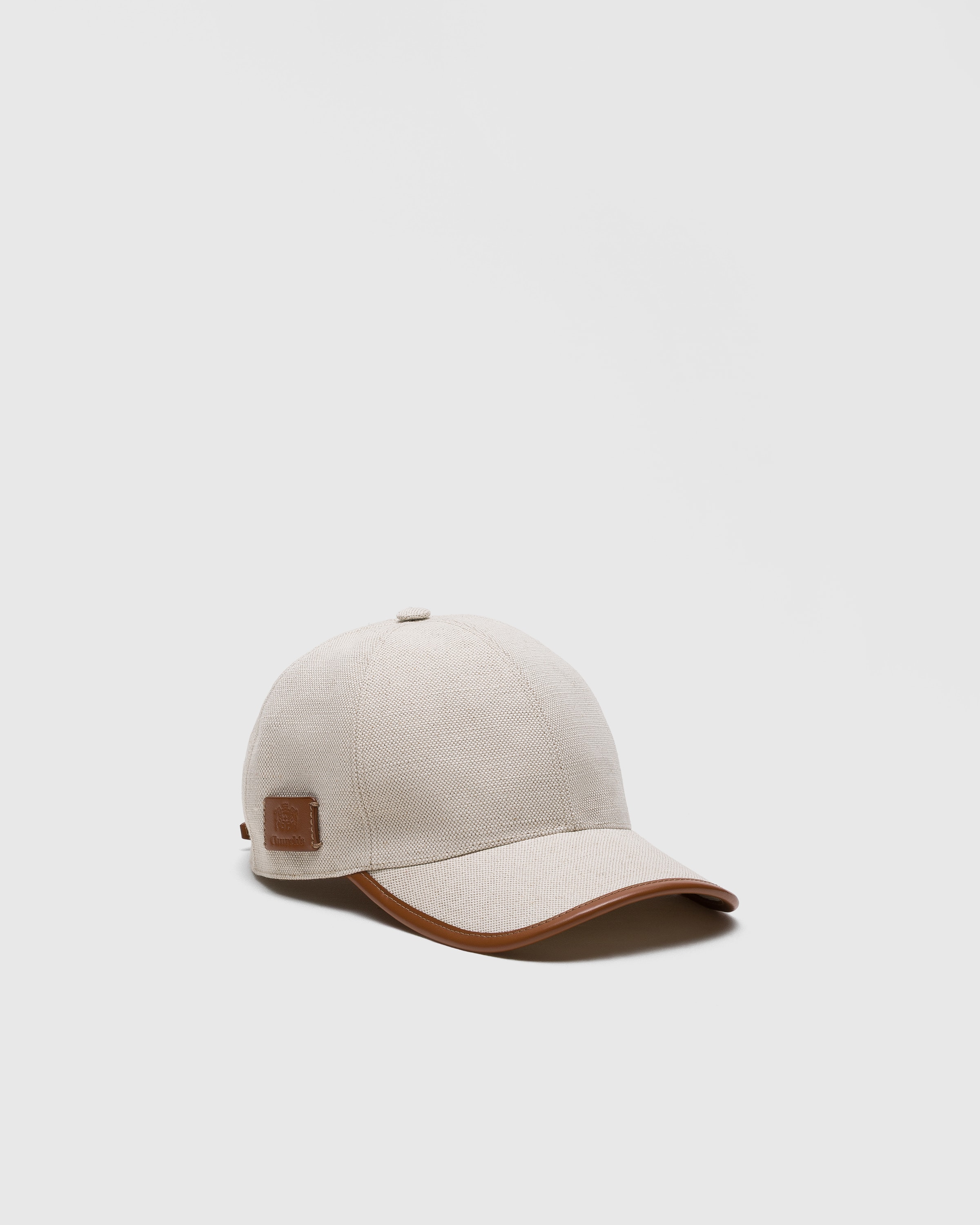 Casquette de baseball en lin mélangé Naturel | Church's