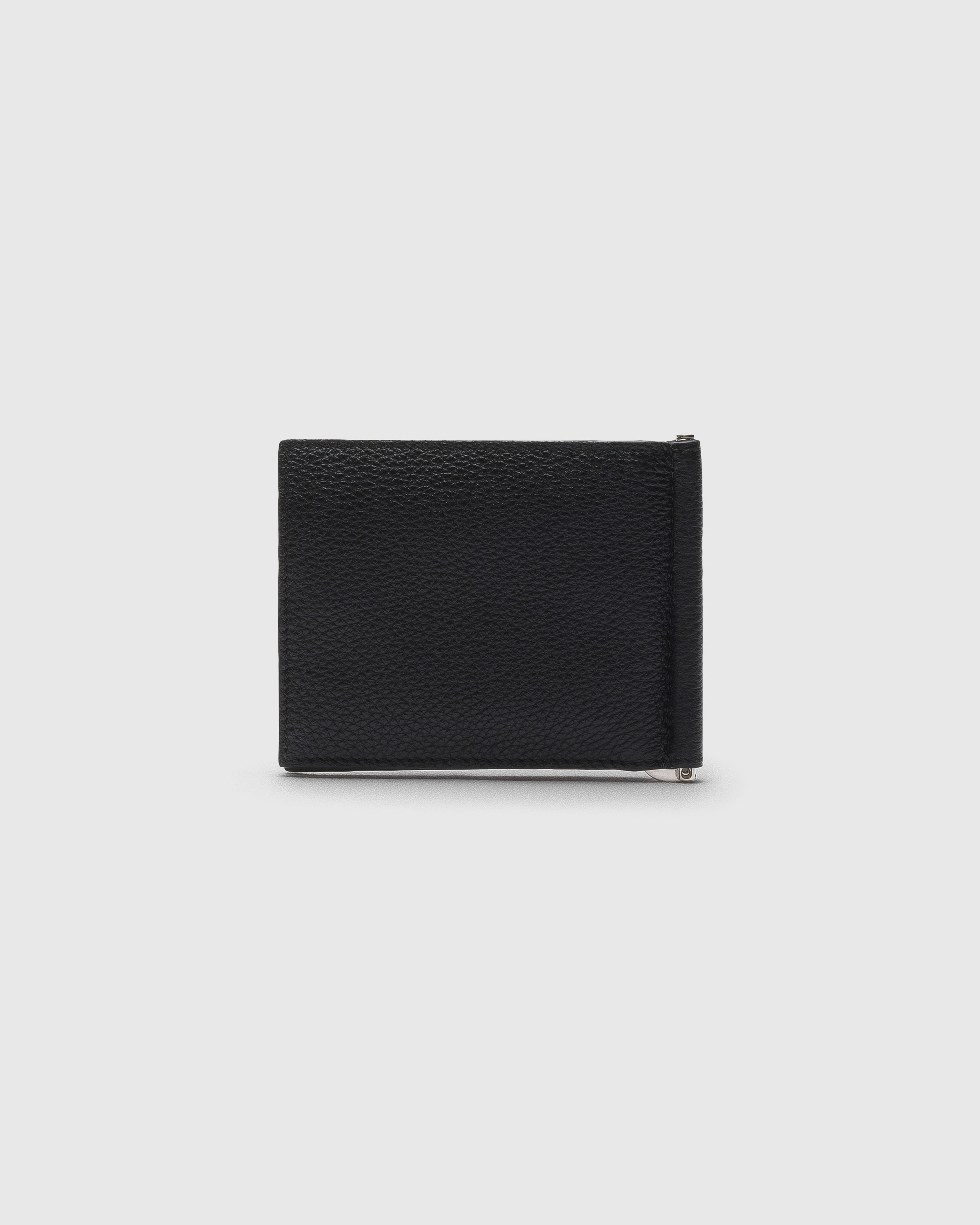 Black Deer Print Calfskin Money Clip Wallet | Church's