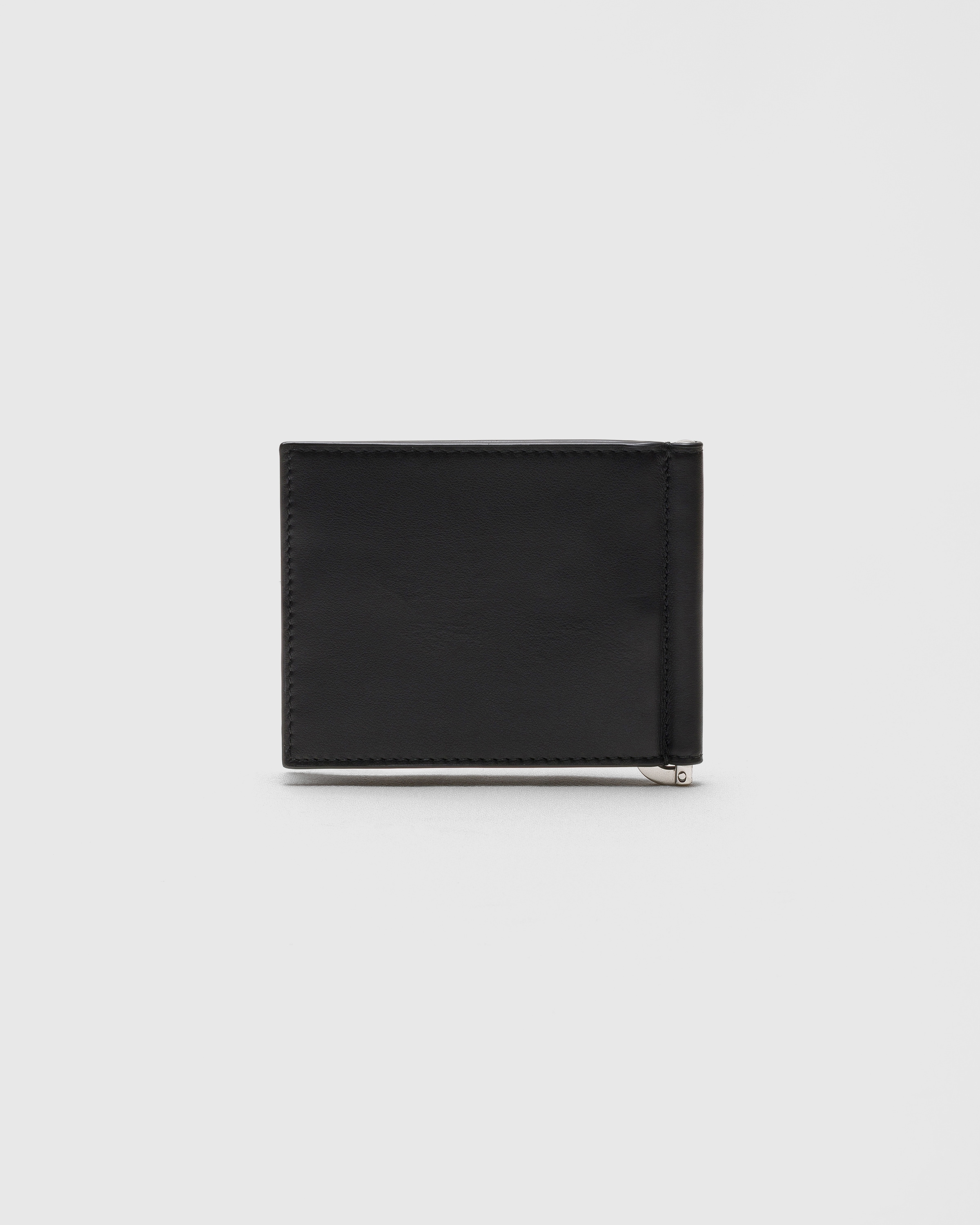 Black Soft Calfskin Money Clip Wallet | Church's