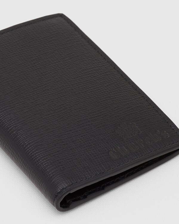 St James Leather Card Holder Black