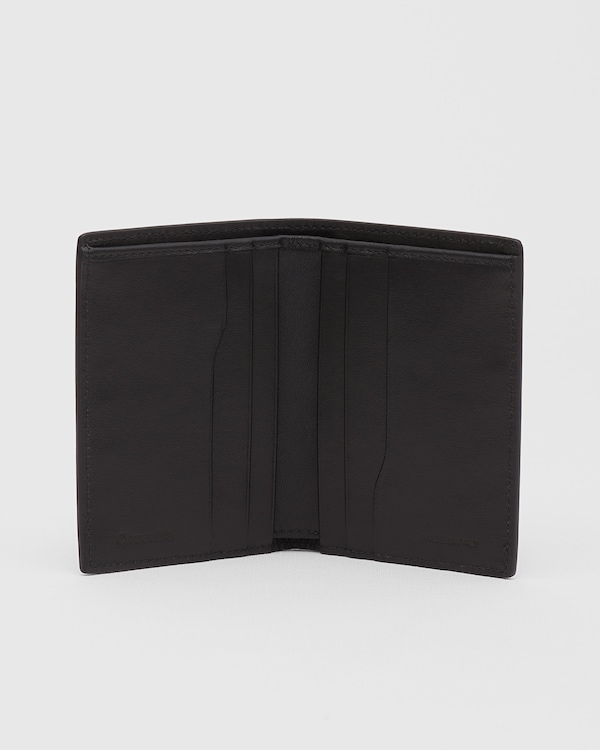 St James Leather Card Holder Black
