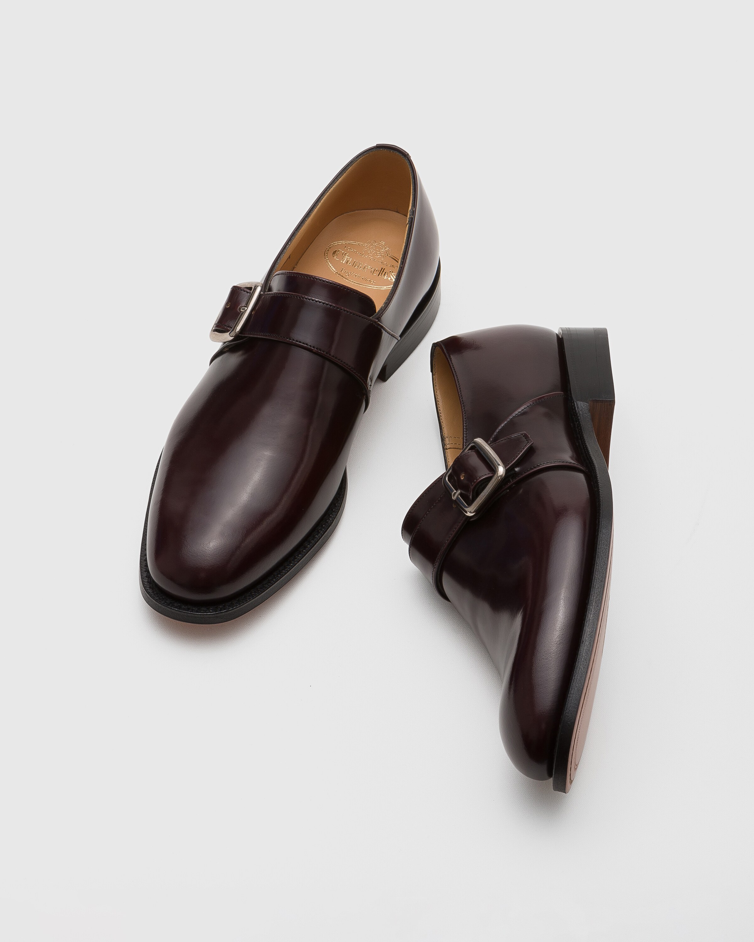 ブランドバッグ通販サイト Burgundy Polished Binder Monk Strap | Church's 靴