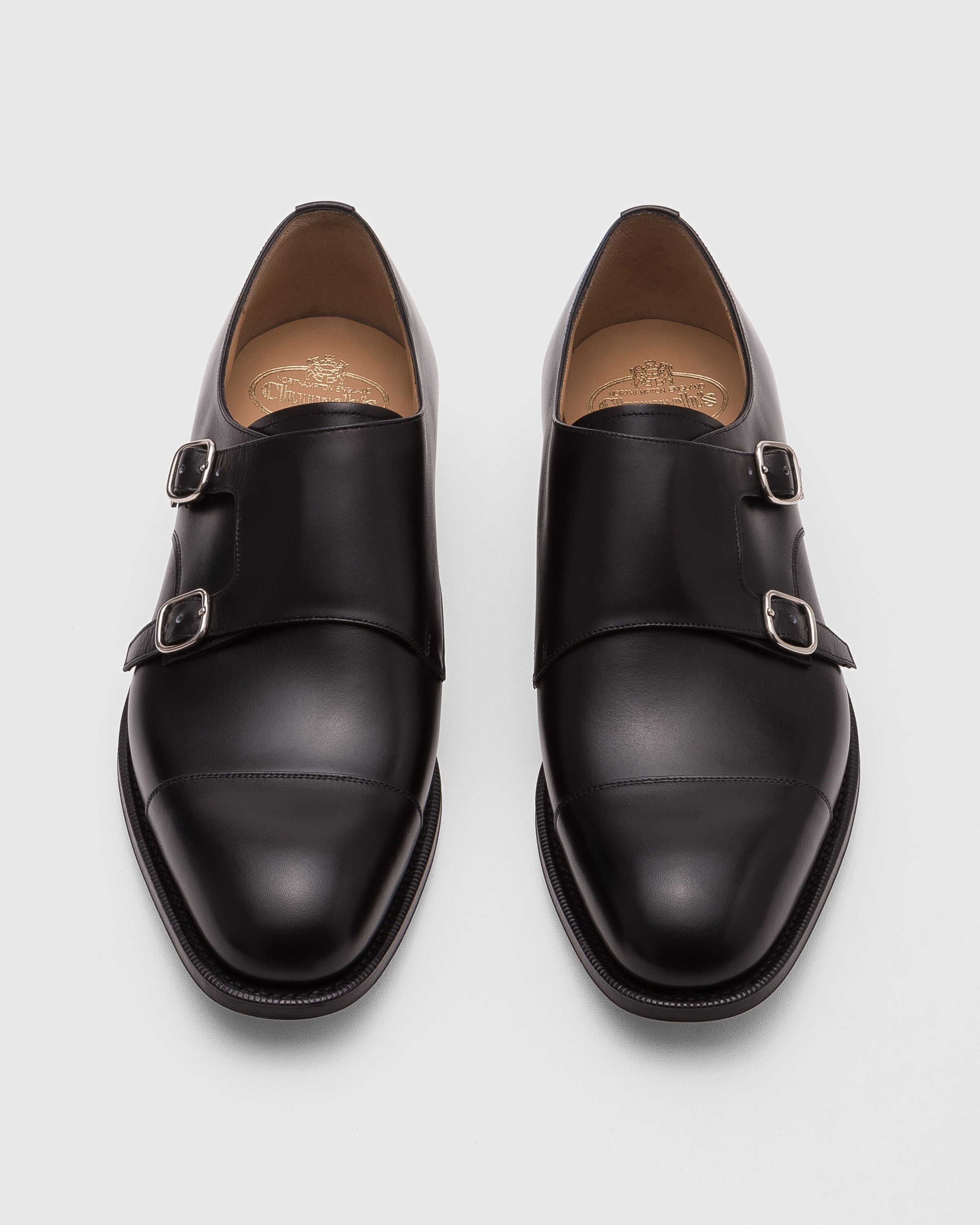 Black Calf Leather Monk Strap | Church's