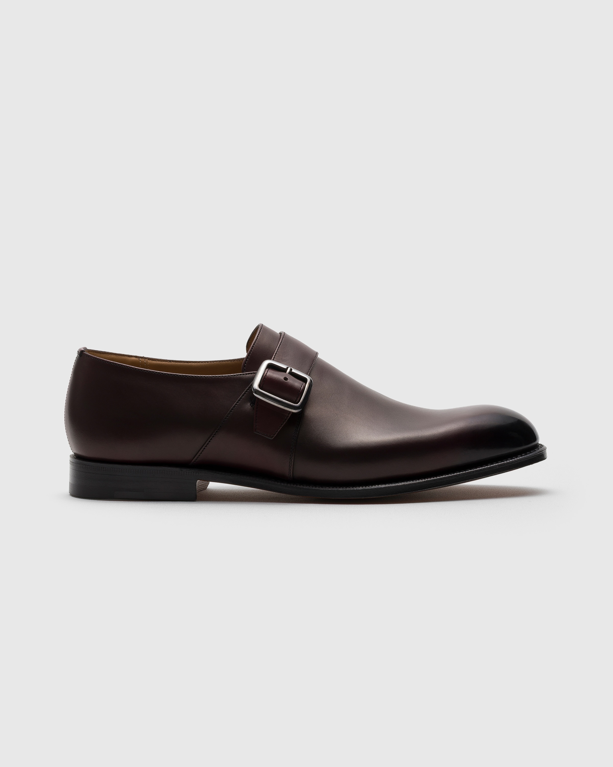 Burgundy Bleached Calfskin Monk Strap | Church's