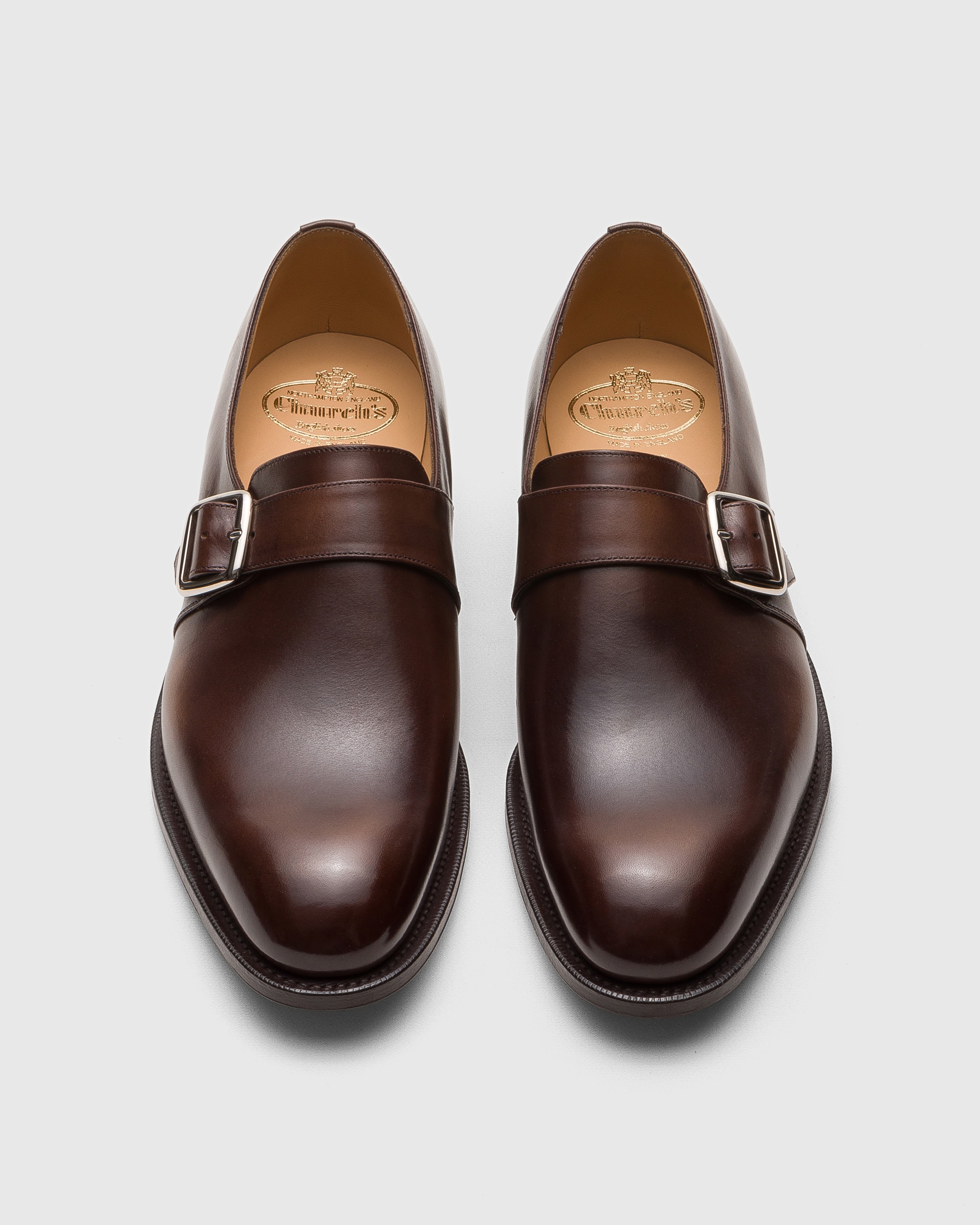 ル 年末のプロモーション Ebony Bleached Calfskin Monk Strap | Church's 靴