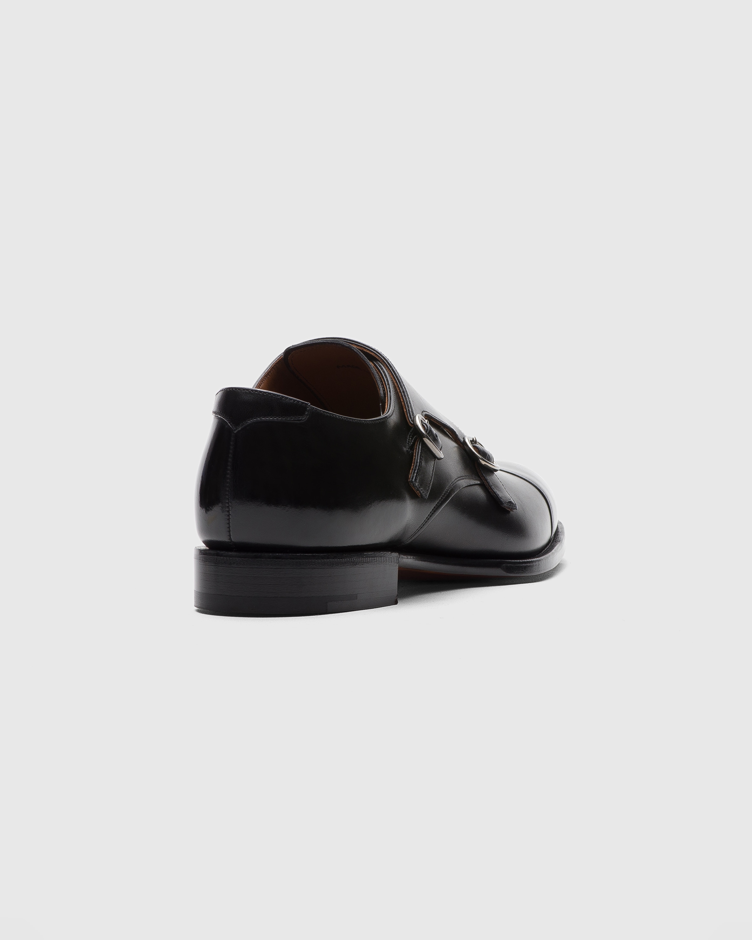 Black Doha Leather Monk Strap | Church's