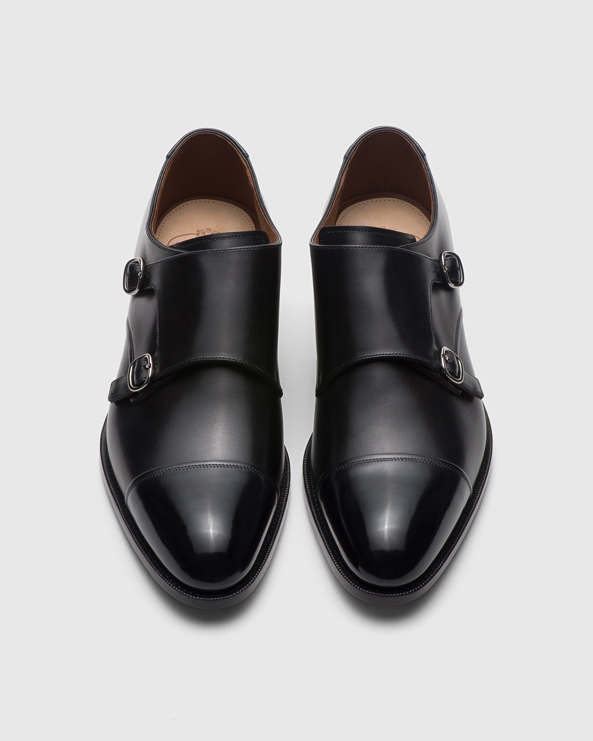 Black Doha Leather Monk Strap | Church's