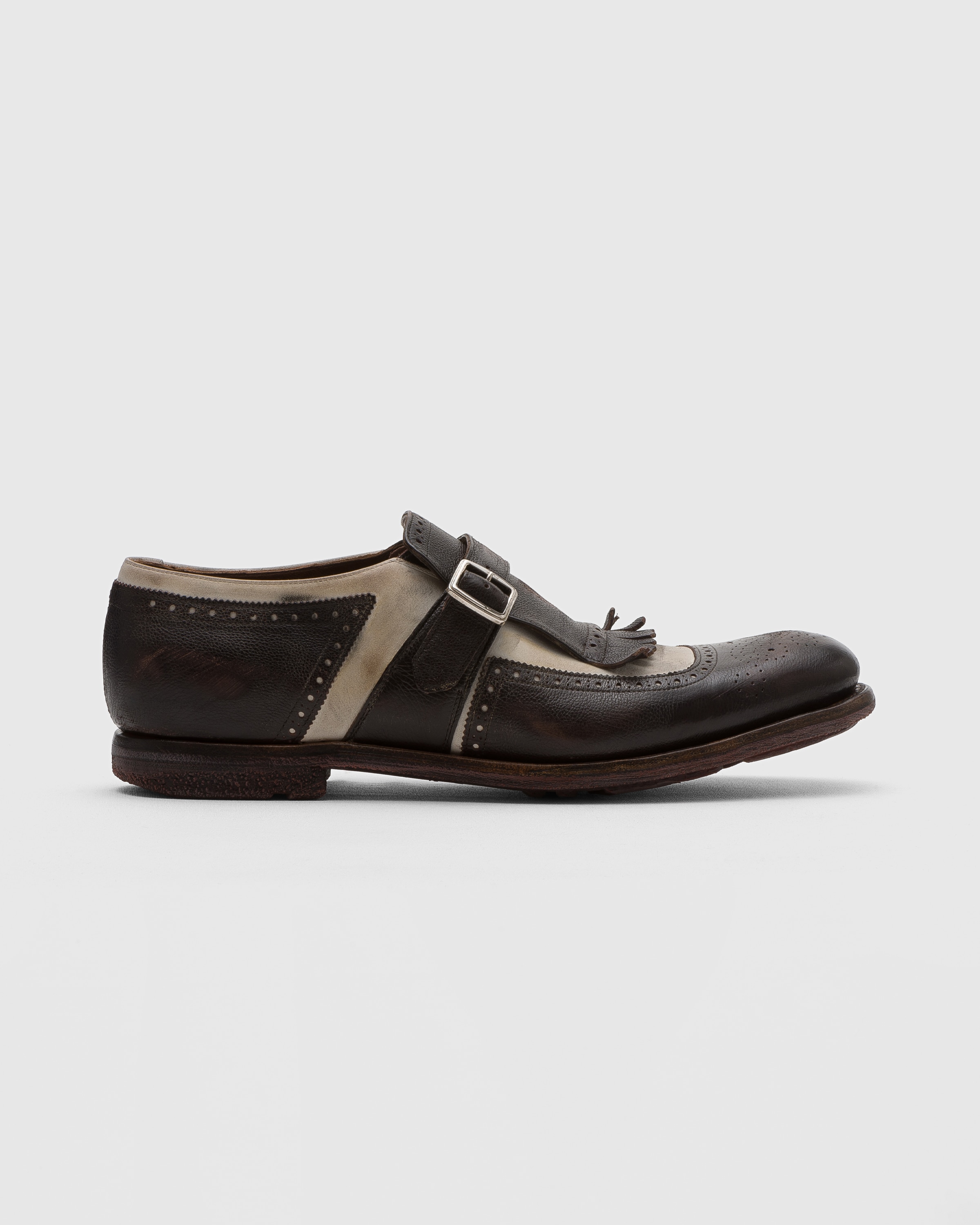 Ebony/White Glacè calf and Nabuk Loafer | Church's